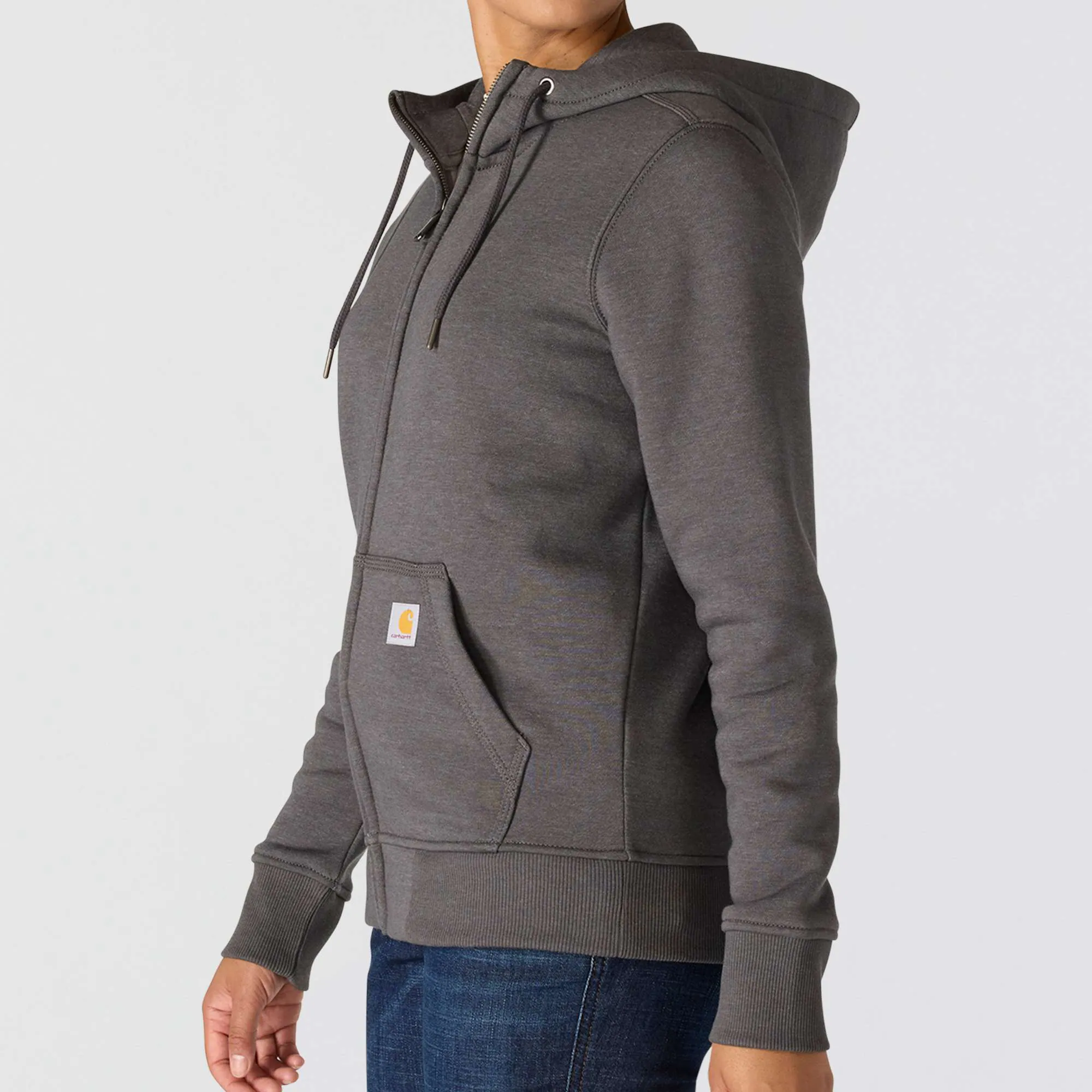 Women's Relaxed Fit Midweight Full-Zip Sweatshirt