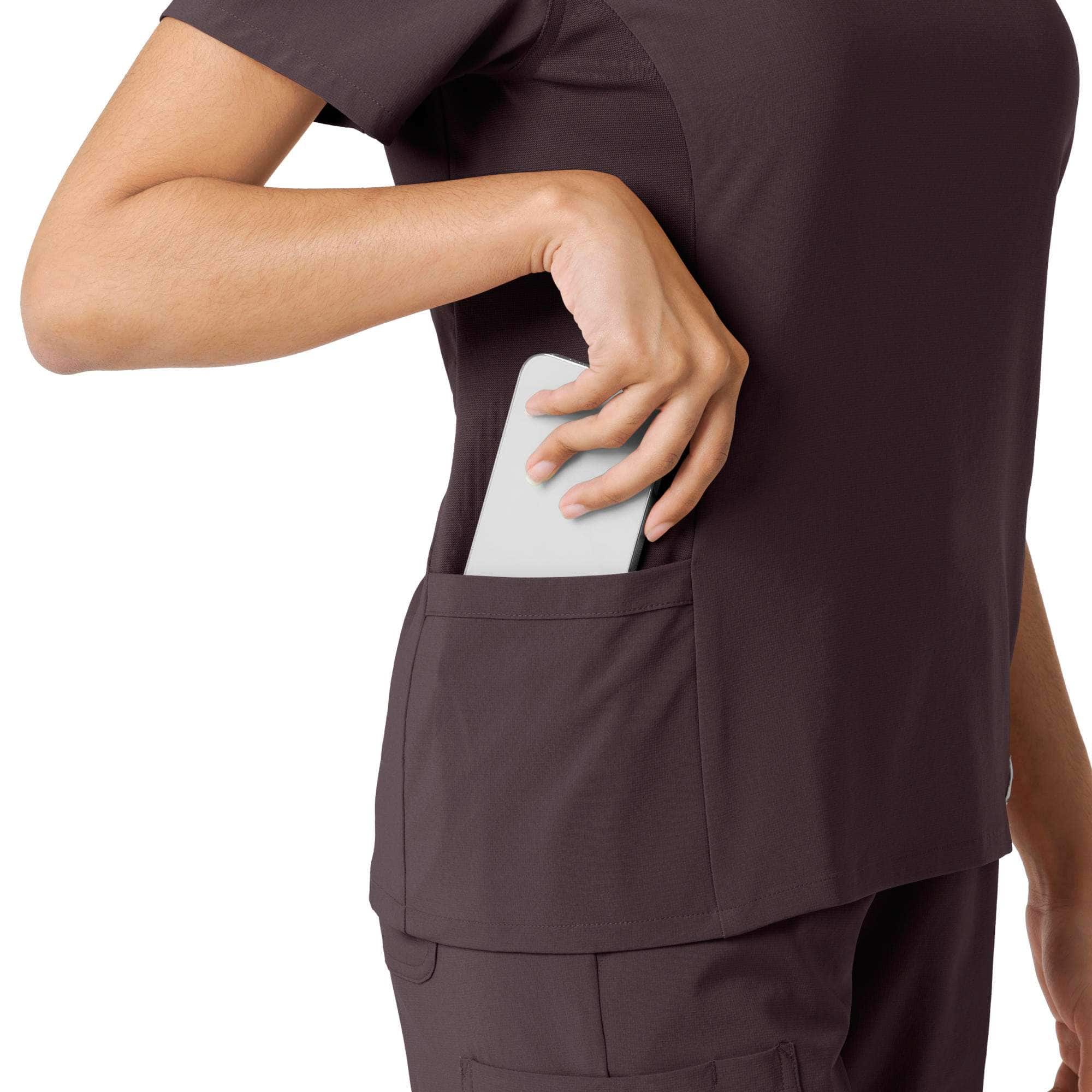 Women's Force Cross-Flex Knit Panel Scrub Top