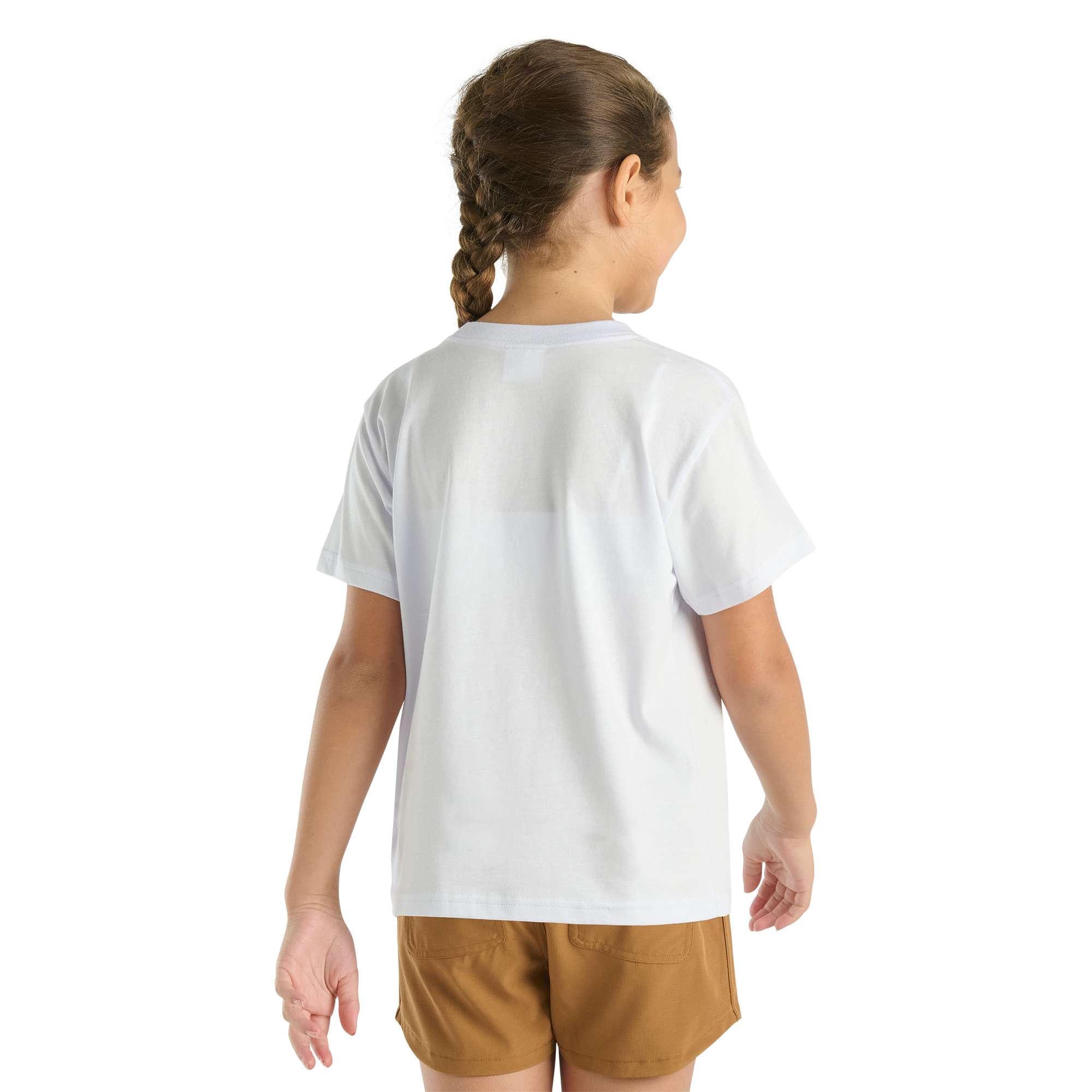 Girls' Short Sleeve Tonal Patch Pocket T-Shirt (Toddler/Child/Youth)