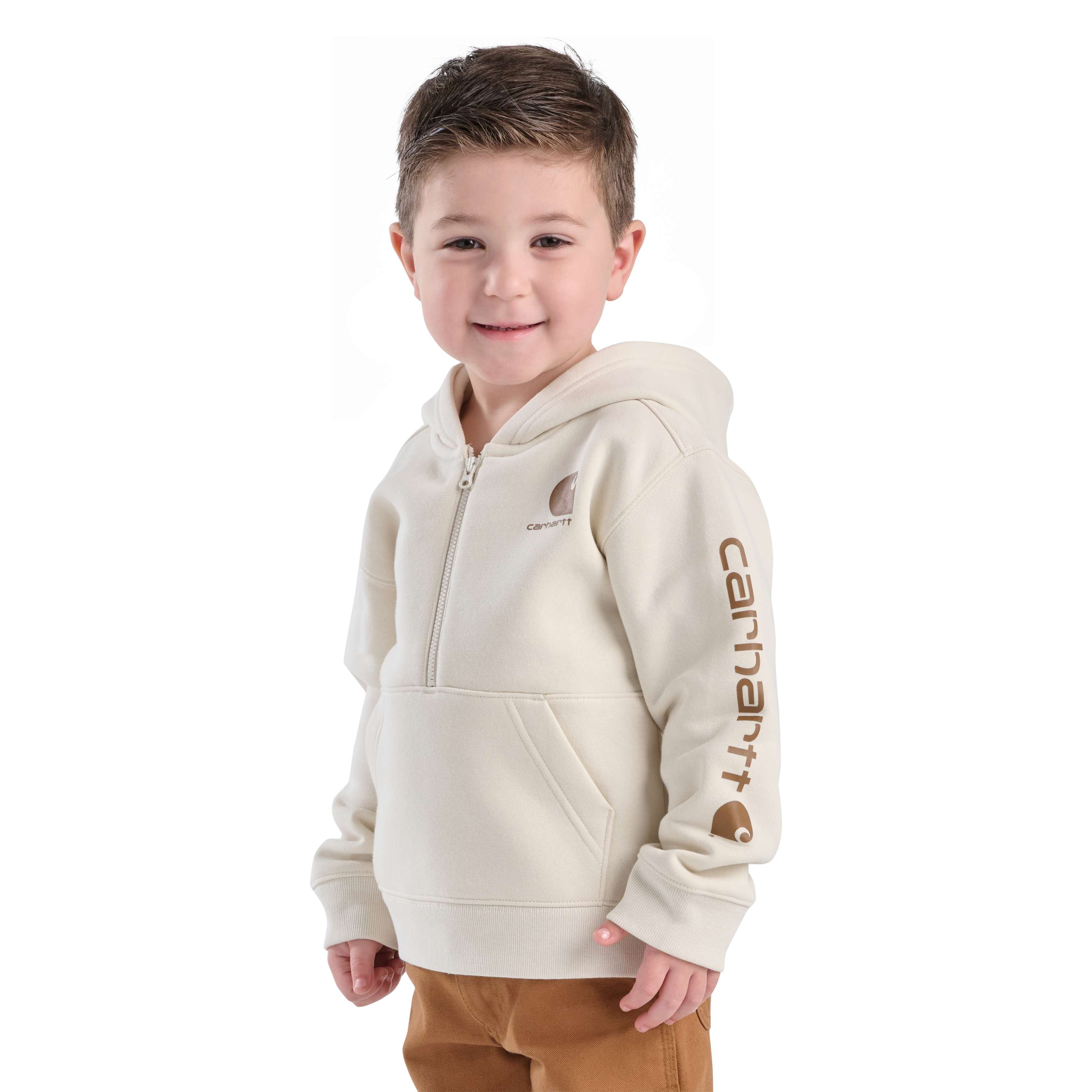 Boys' Long Sleeve Half-Zip Sweatshirt (Baby/Toddler)
