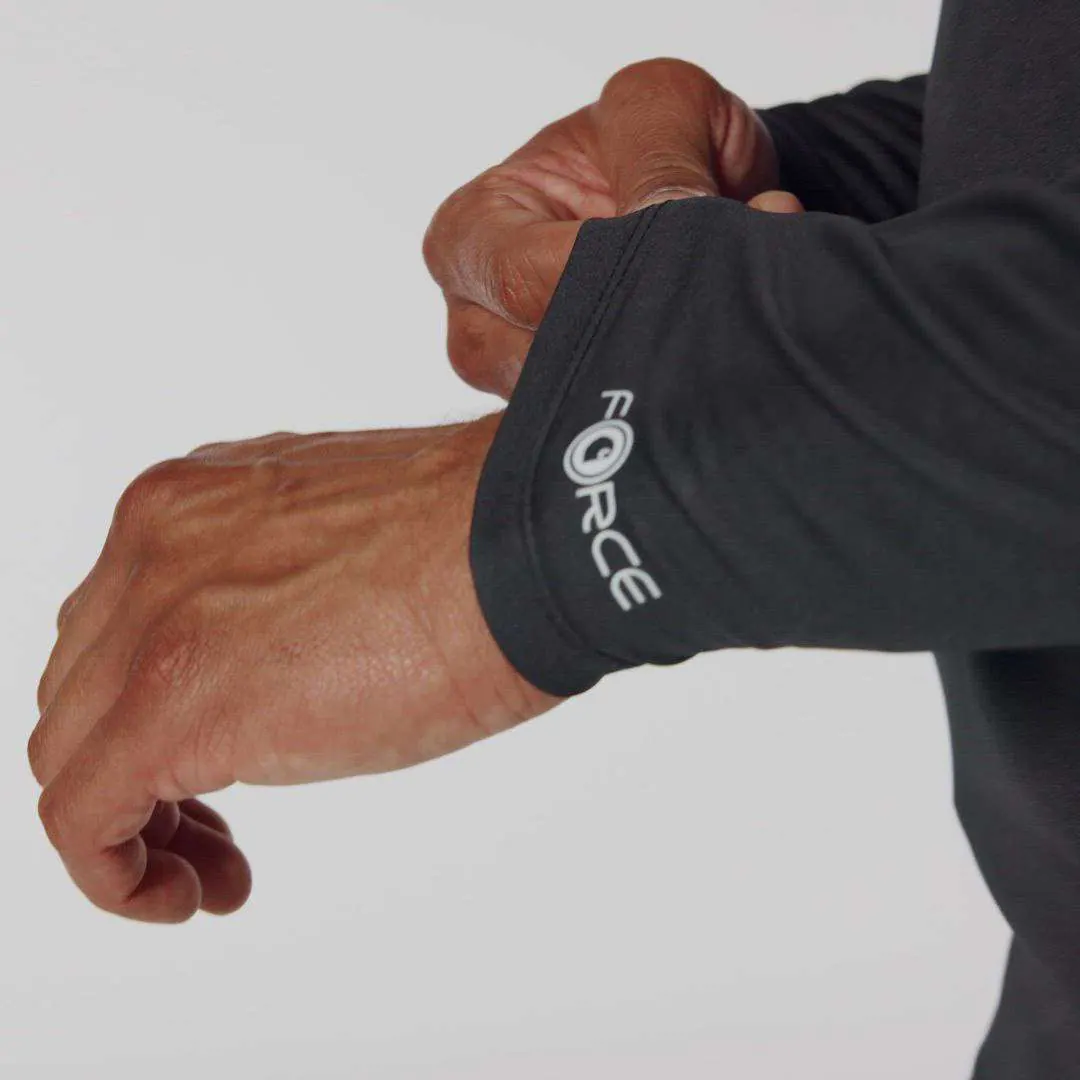 Force Sun Defender™ Lightweight Long-Sleeve Hooded Logo Graphic T-Shirt