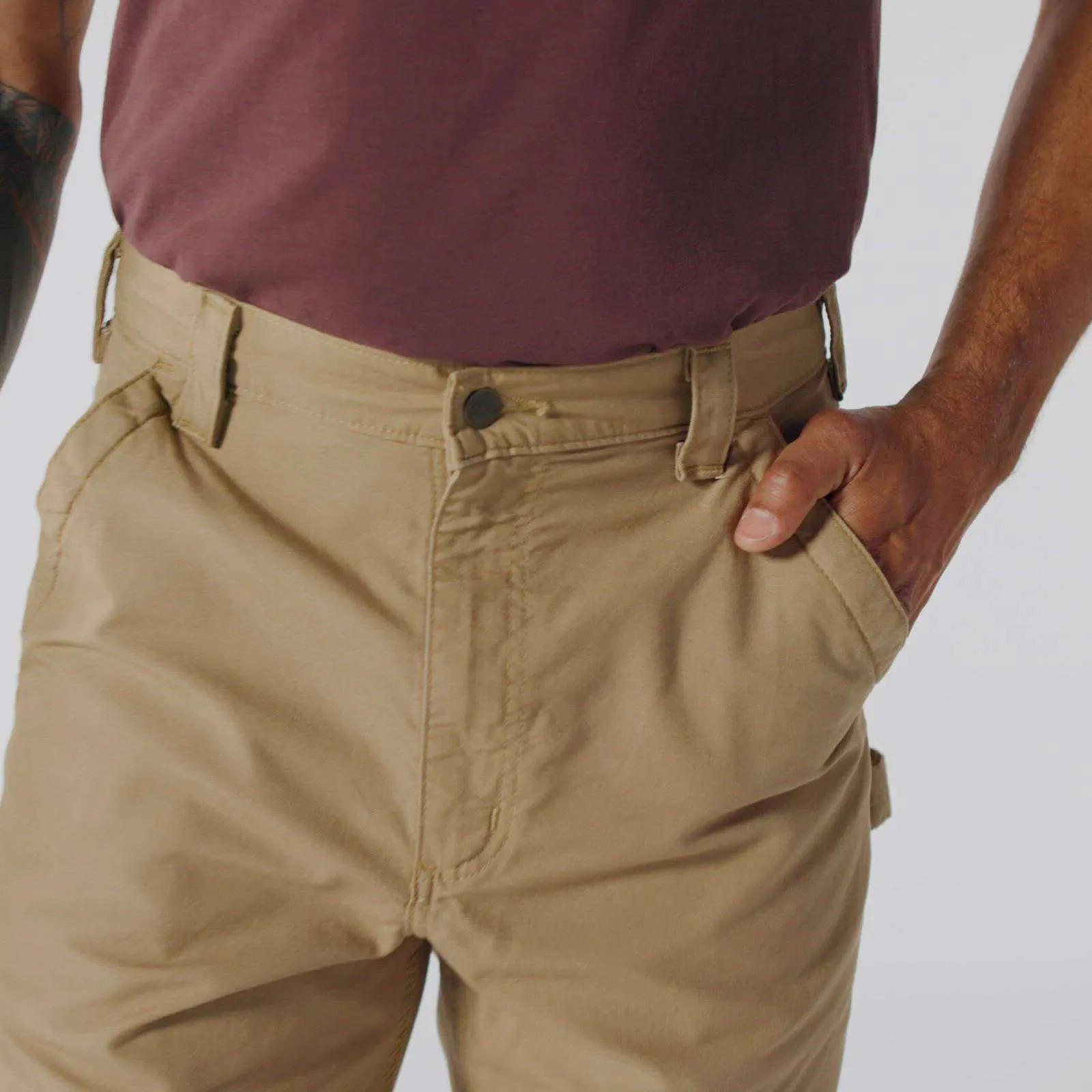 Men's Utility Work Pant - Loose Fit - Canvas