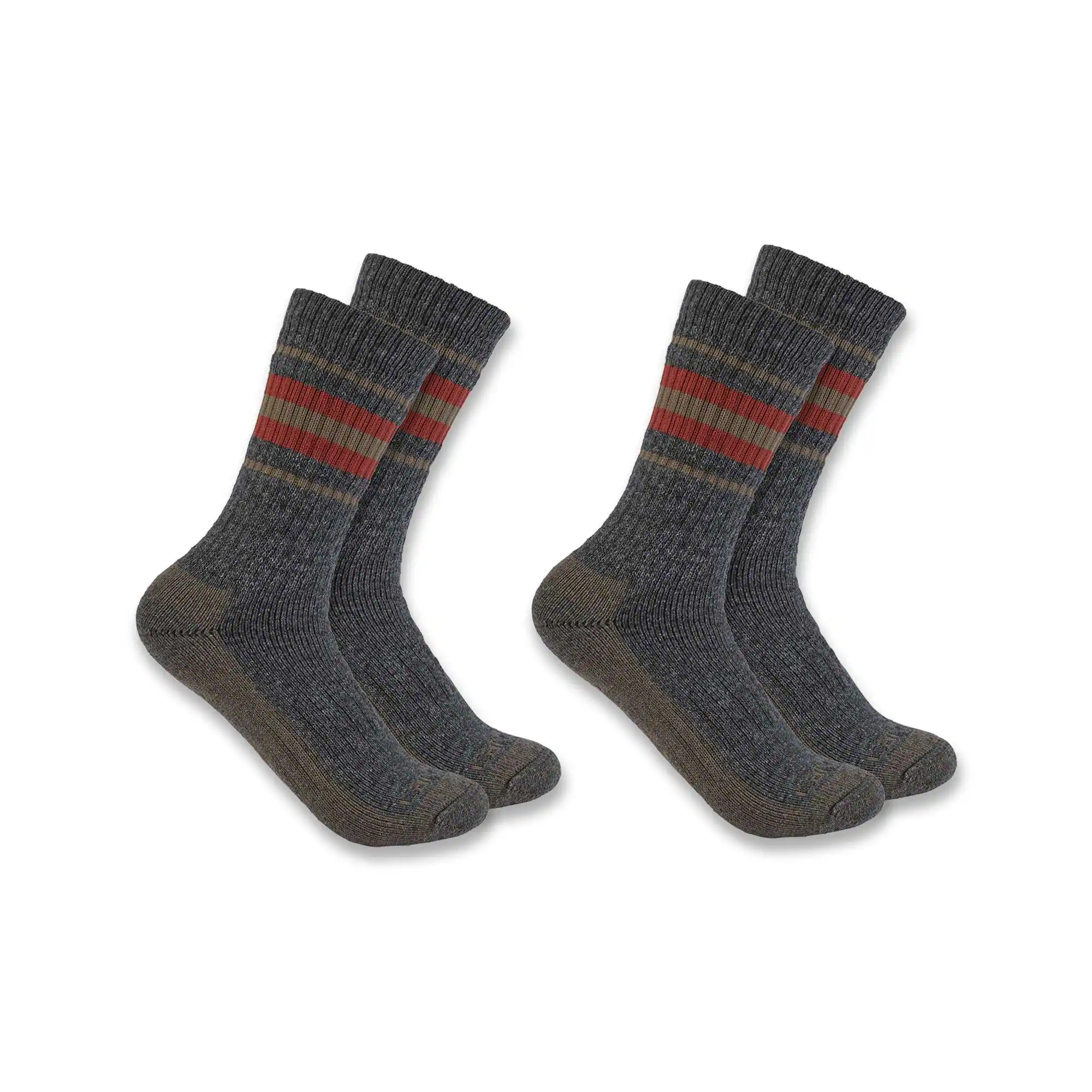 Women's Heavyweight Synthetic-Wool Blend Crew Sock 2-Pack