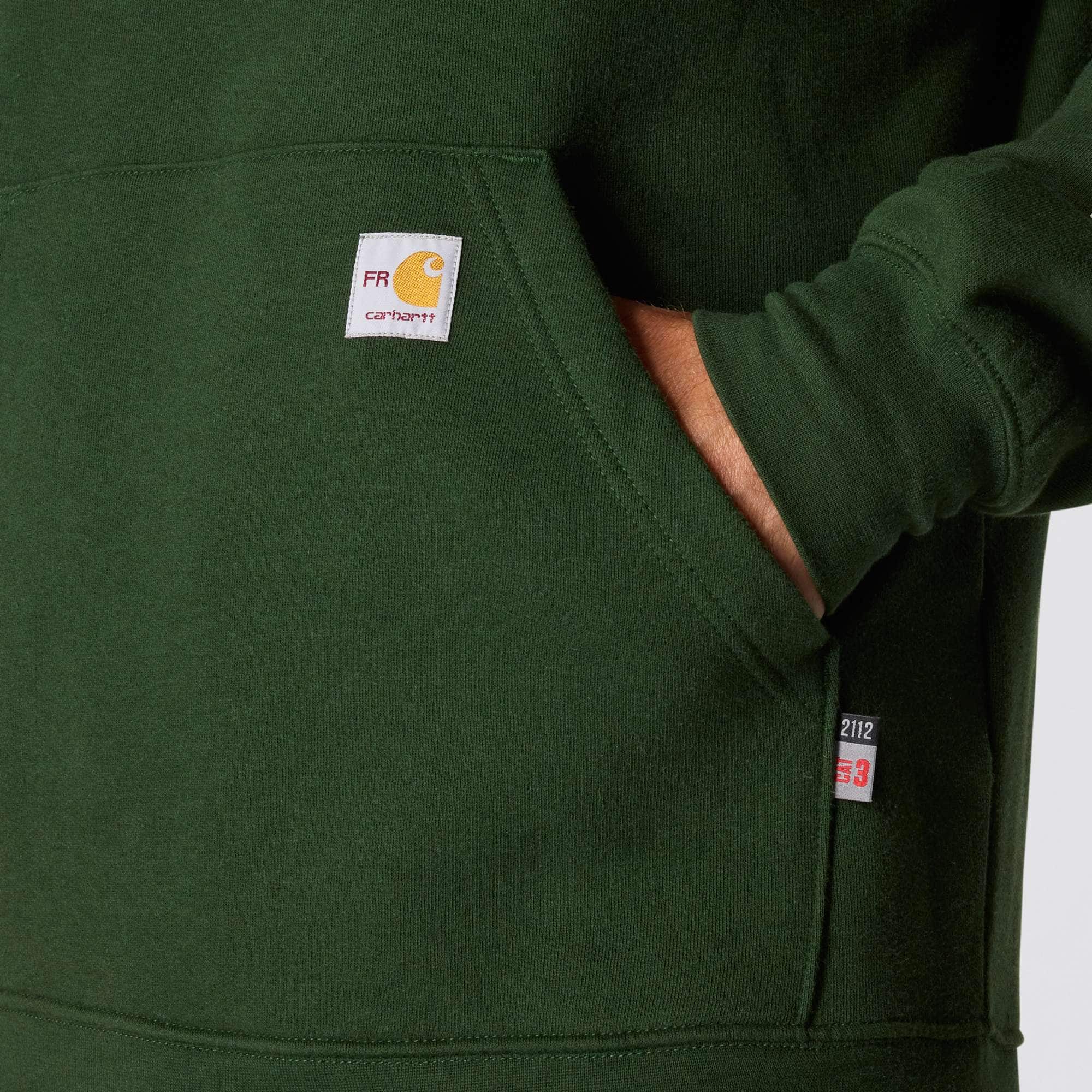 Flame-Resistant Carhartt Force® Loose Fit Midweight Hooded Logo Graphic Hoodie