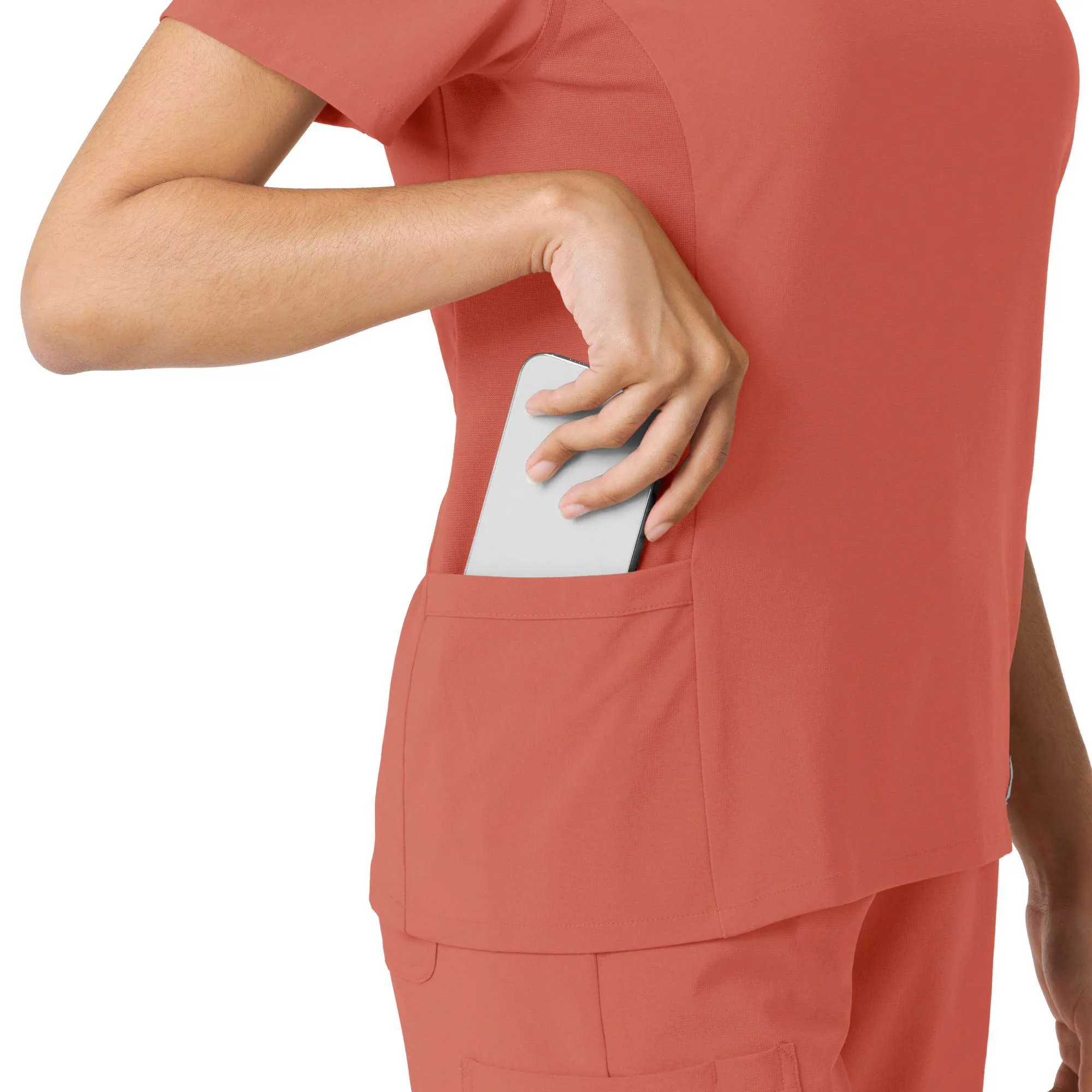 Women's Force Cross-Flex Knit Panel Scrub Top