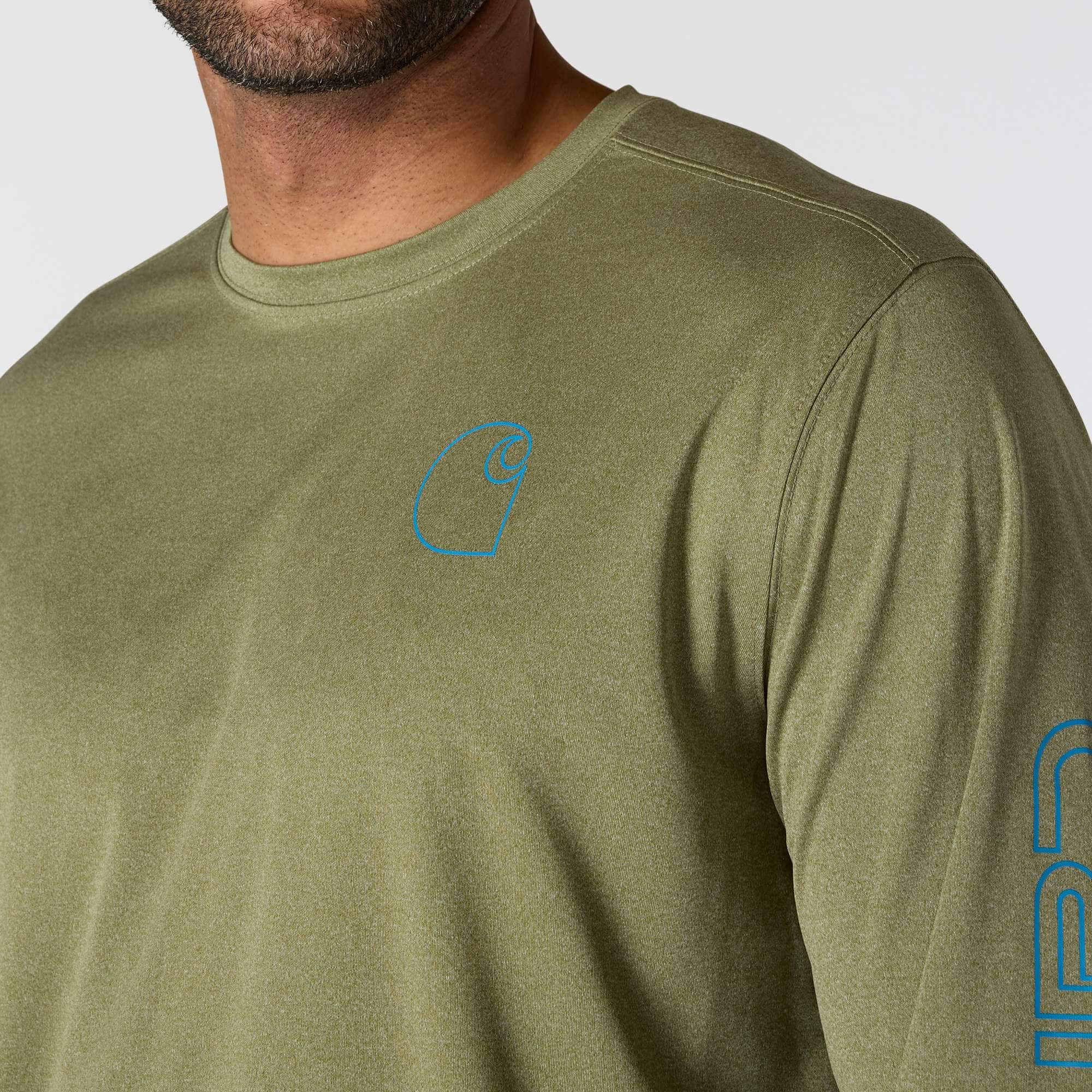 Force Sun Defender™ Lightweight Long-Sleeve Logo Graphic T-Shirt