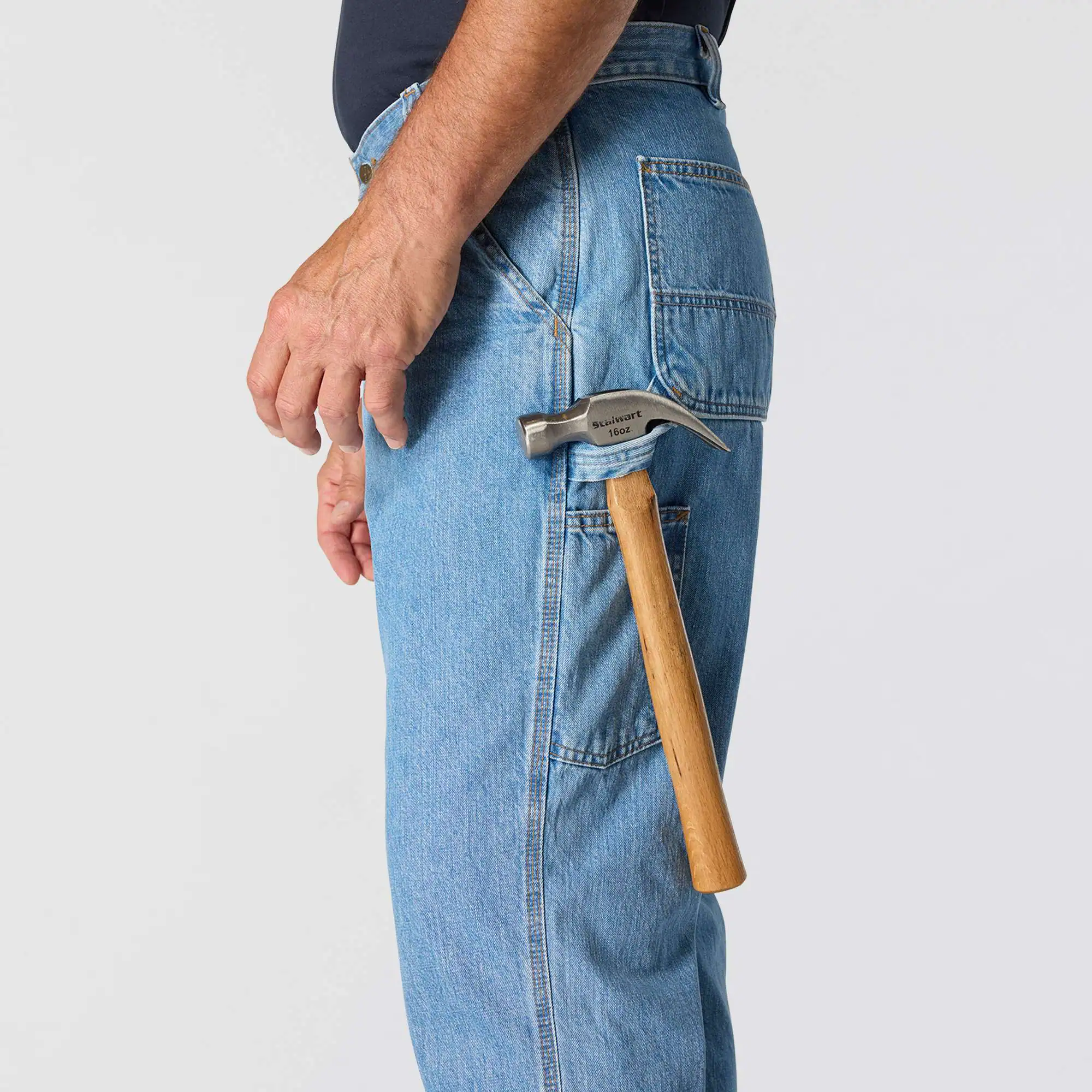 Loose Straight Denim Dungaree