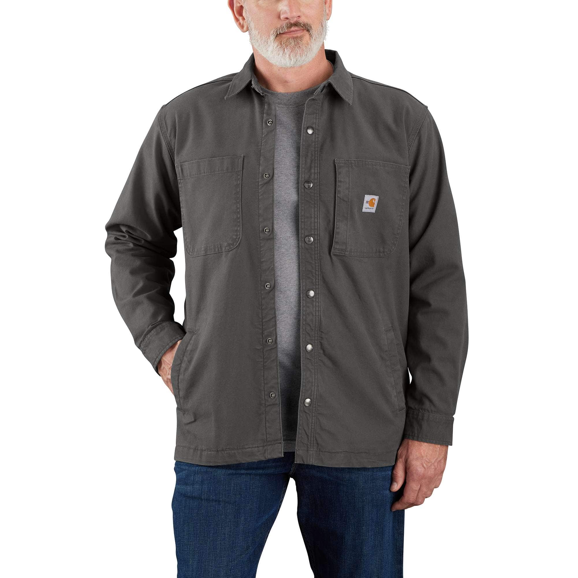 Flame-Resistant Rugged Flex® Canvas Shirt Jac