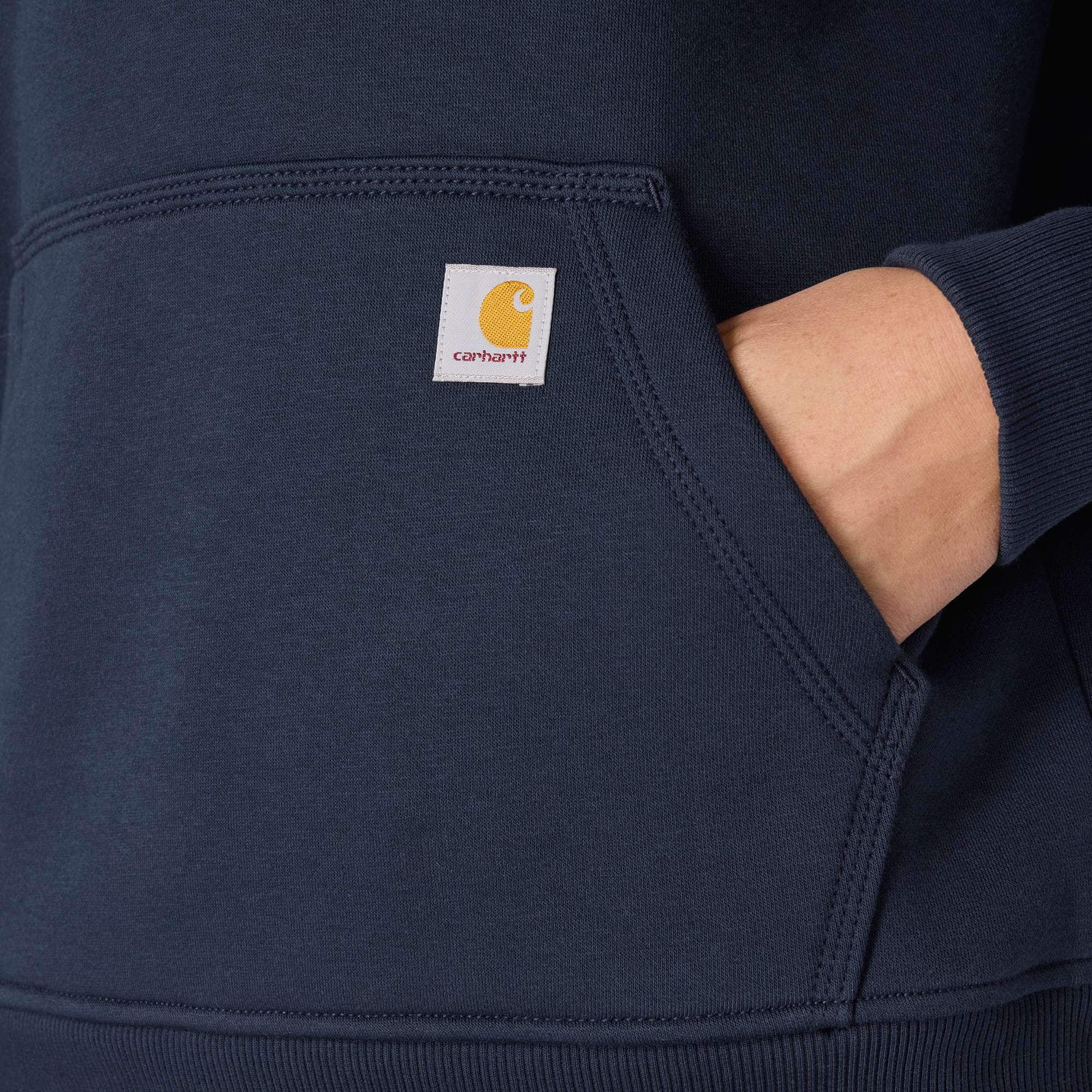 Women's Relaxed Fit Midweight Quarter-Zip Mock-Neck Sweatshirt