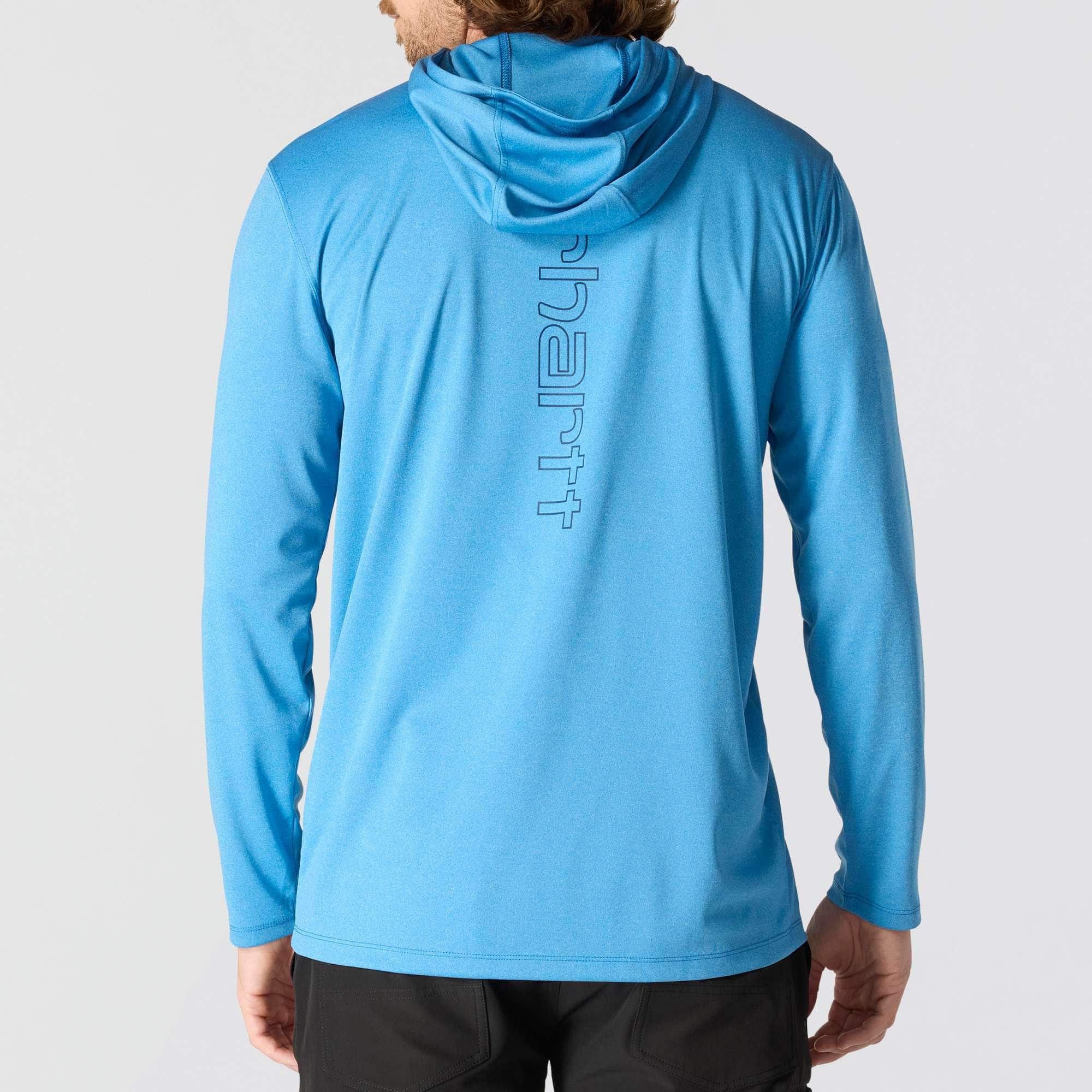 Force Sun Defender™ Lightweight Long-Sleeve Hooded Logo Graphic T-Shirt