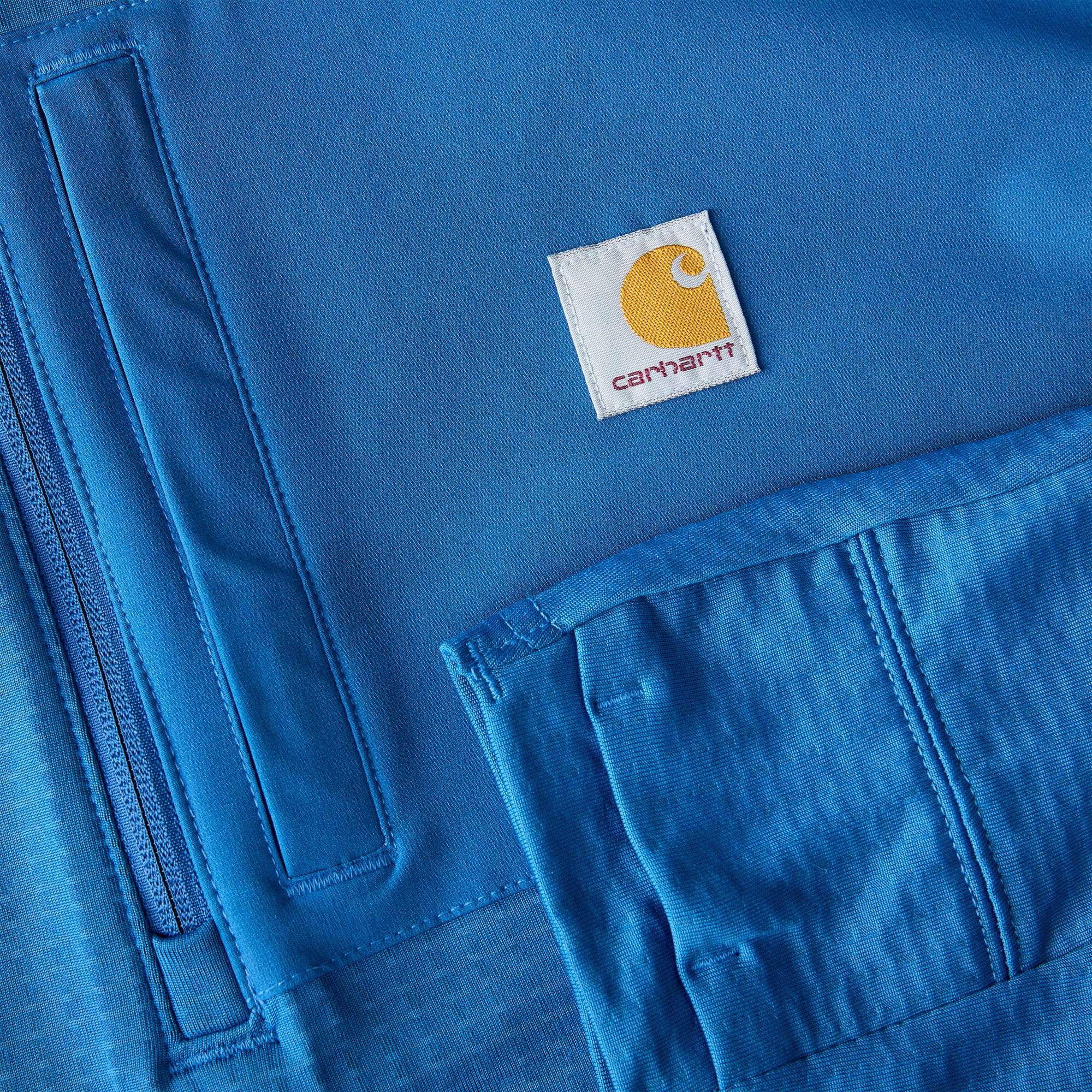 Carhartt Force® Relaxed Fit Mock Neck Half-Zip Fleece-Lined Shirt