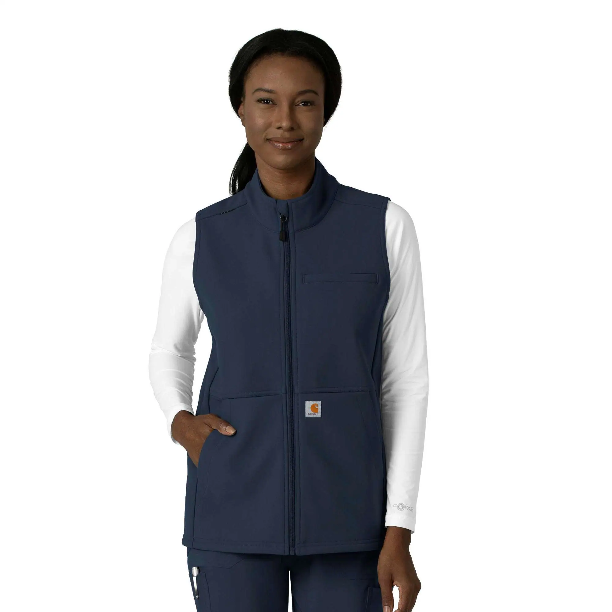 Women's Rugged Flex® Bonded Fleece Scrub Vest