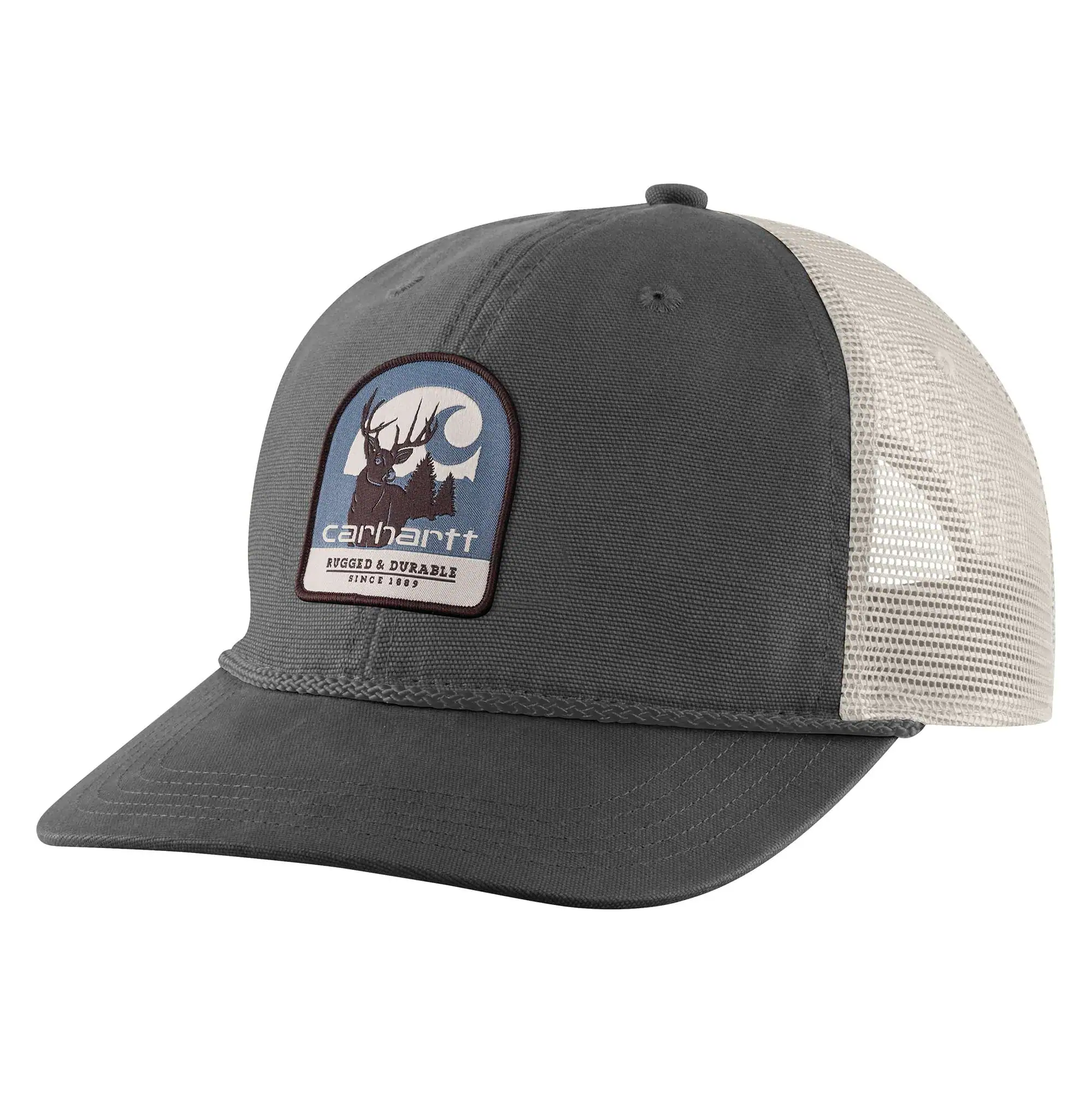 Canvas Mesh-Back Deer Patch Cap