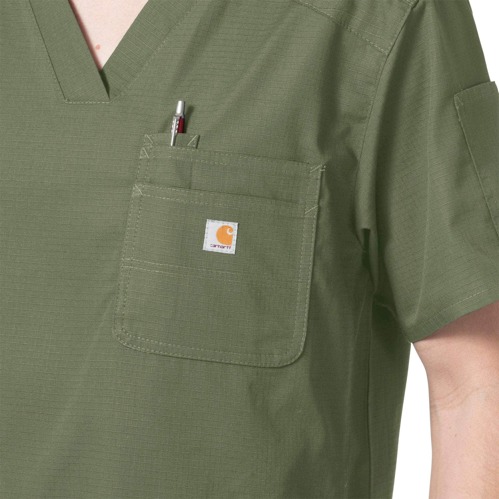 Rugged Flex® Ripstop Chest Pocket Scrub Top