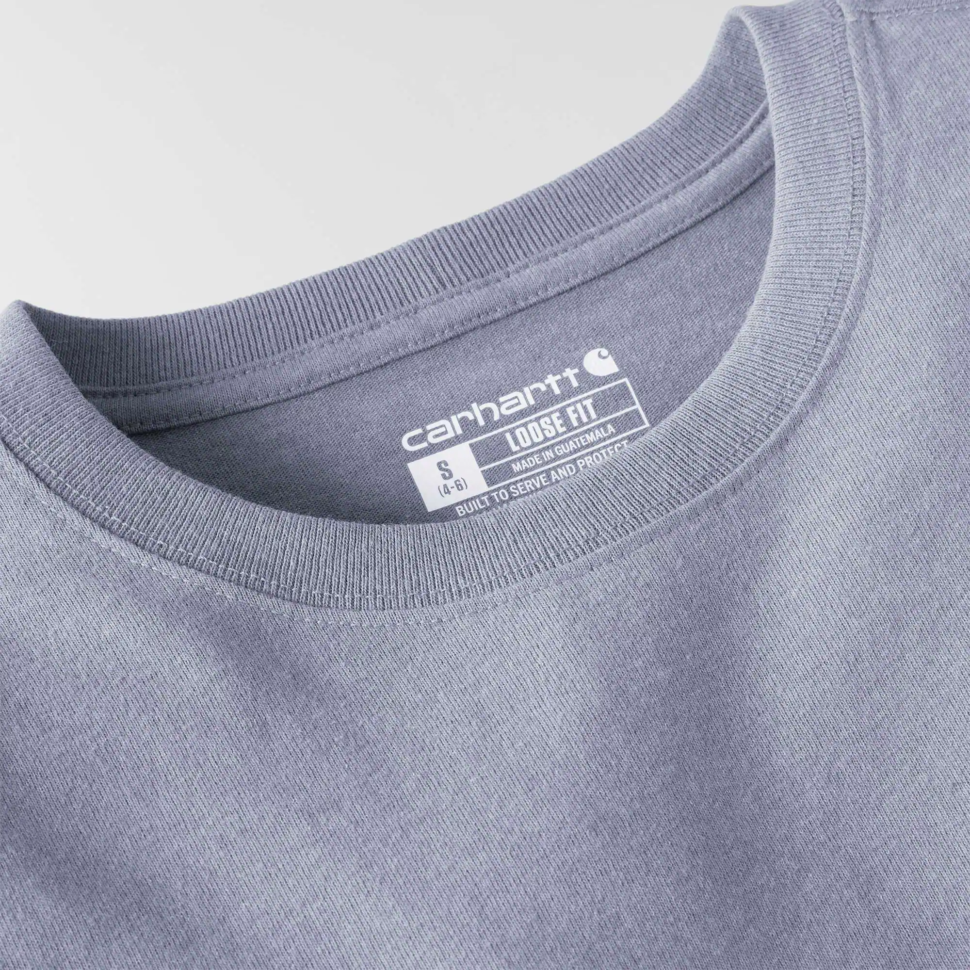 Women's Loose Fit Heavyweight Long-Sleeve Logo Sleeve Graphic T-Shirt