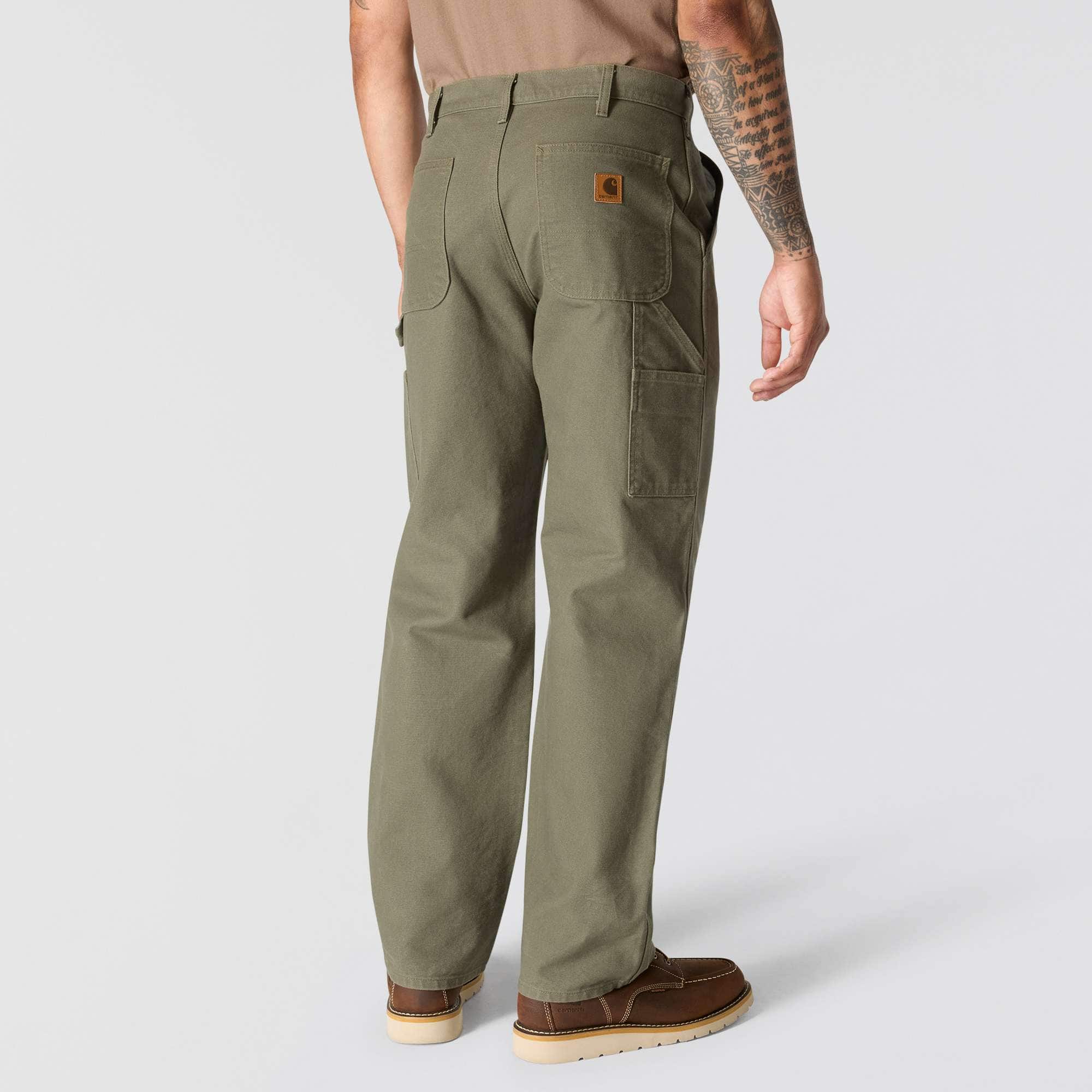 Loose Straight Washed Duck Dungaree