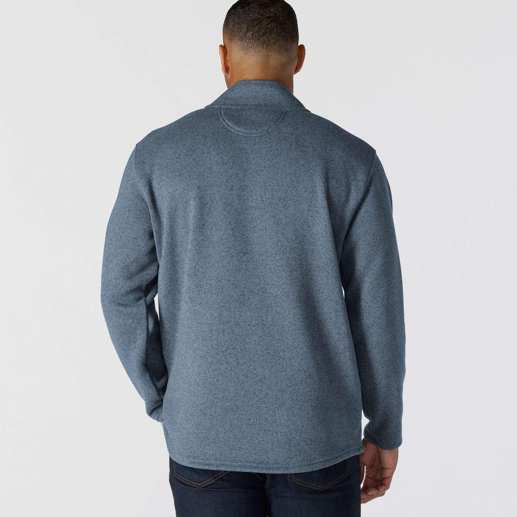 Relaxed Fit Midweight Quarter-Zip Pocket Sweater Fleece