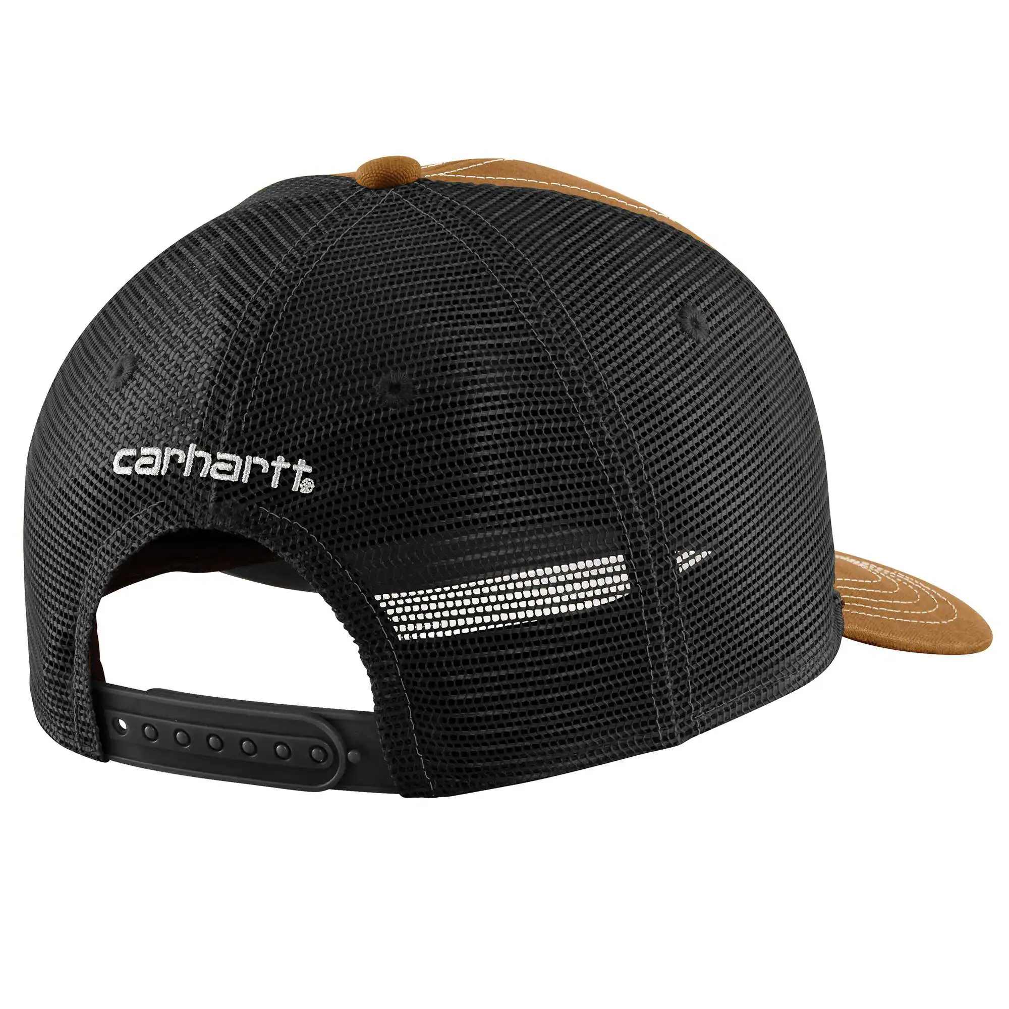 Canvas Mesh-Back Workwear Patch Cap