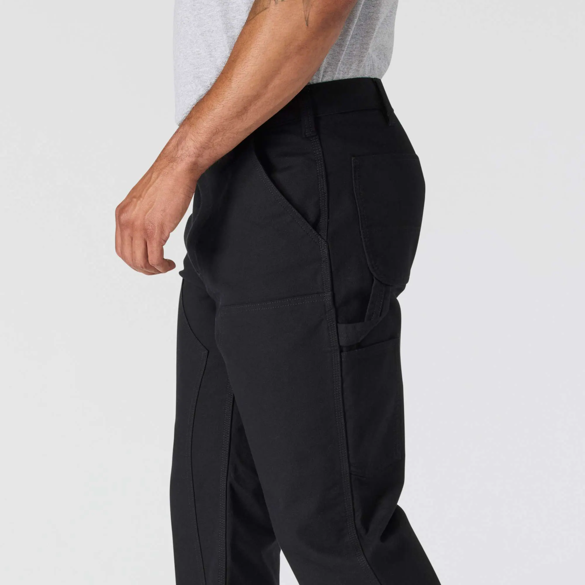 Relaxed Straight Rugged Flex® Duck Double-Front Dungaree