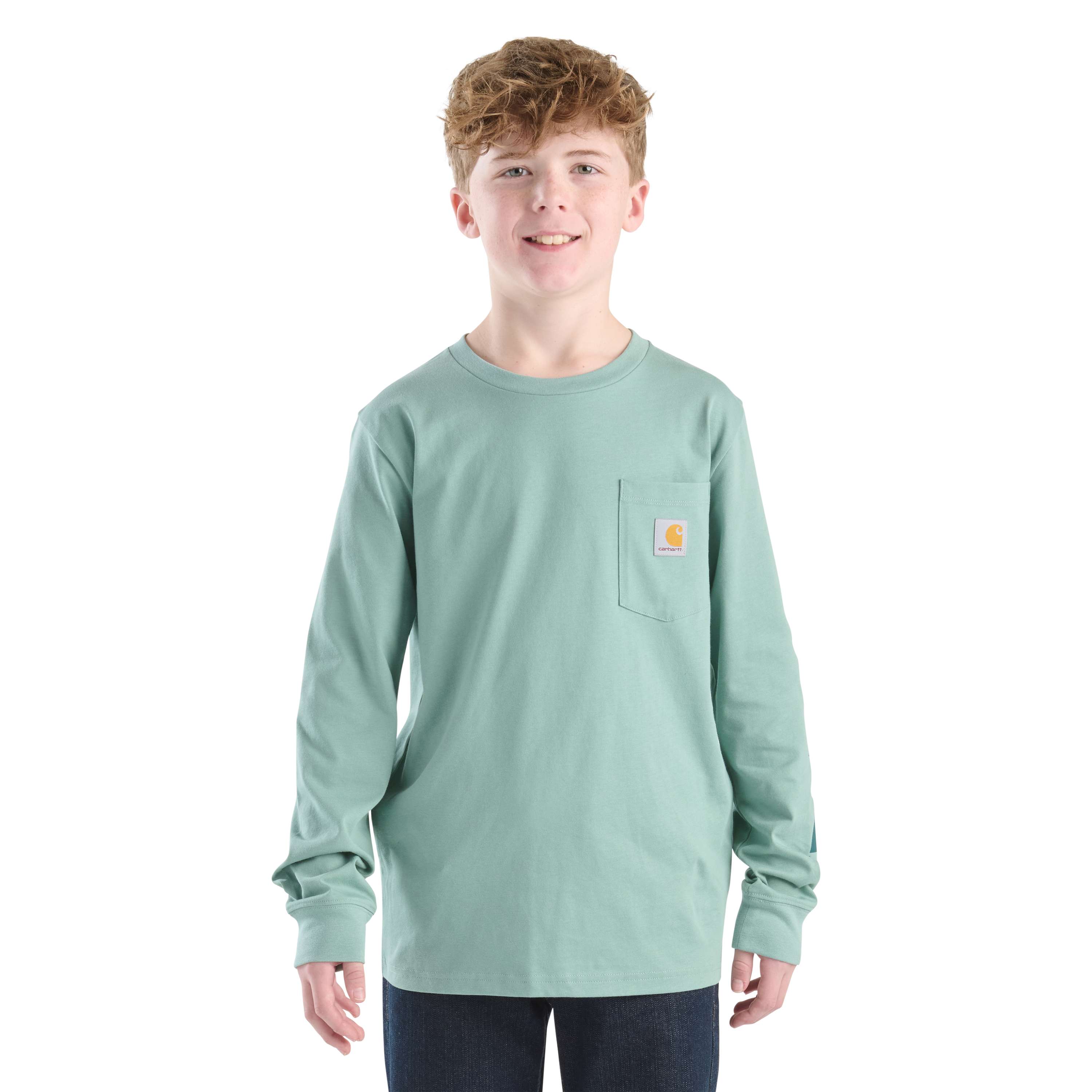 Boys' Long Sleeve Graphic Pocket T-Shirt (Toddler/Child/Youth)