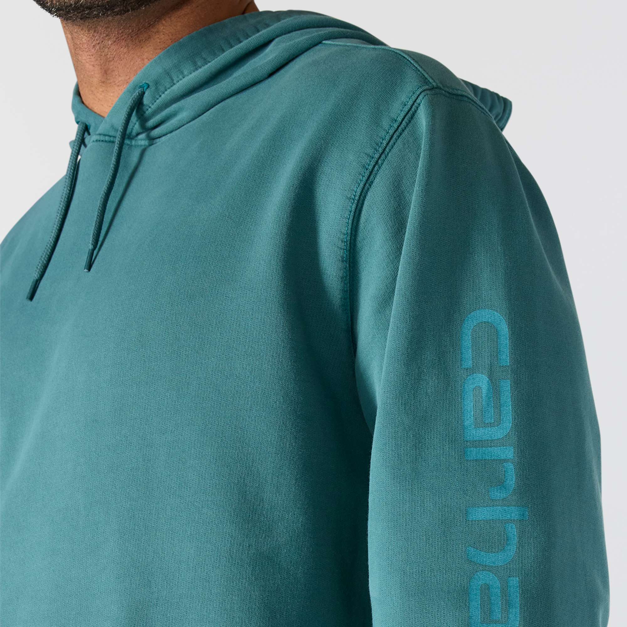 Re-Engineered Relaxed Fit Midweight Garment Dyed French Terry Graphic Sweatshirt