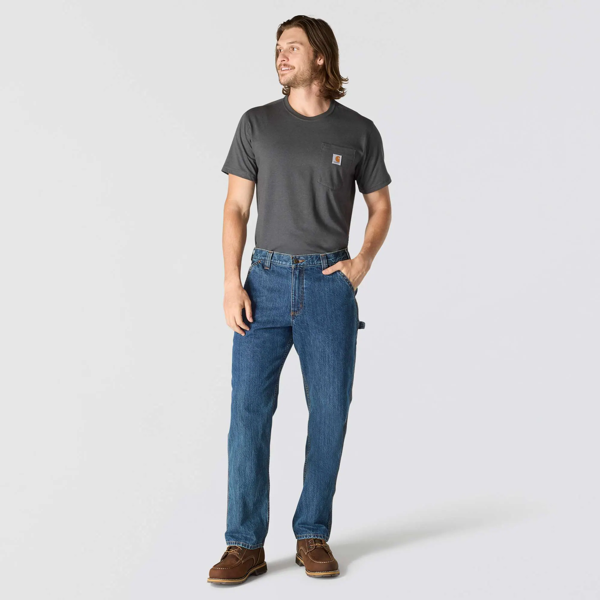 Loose Straight Denim Dungaree