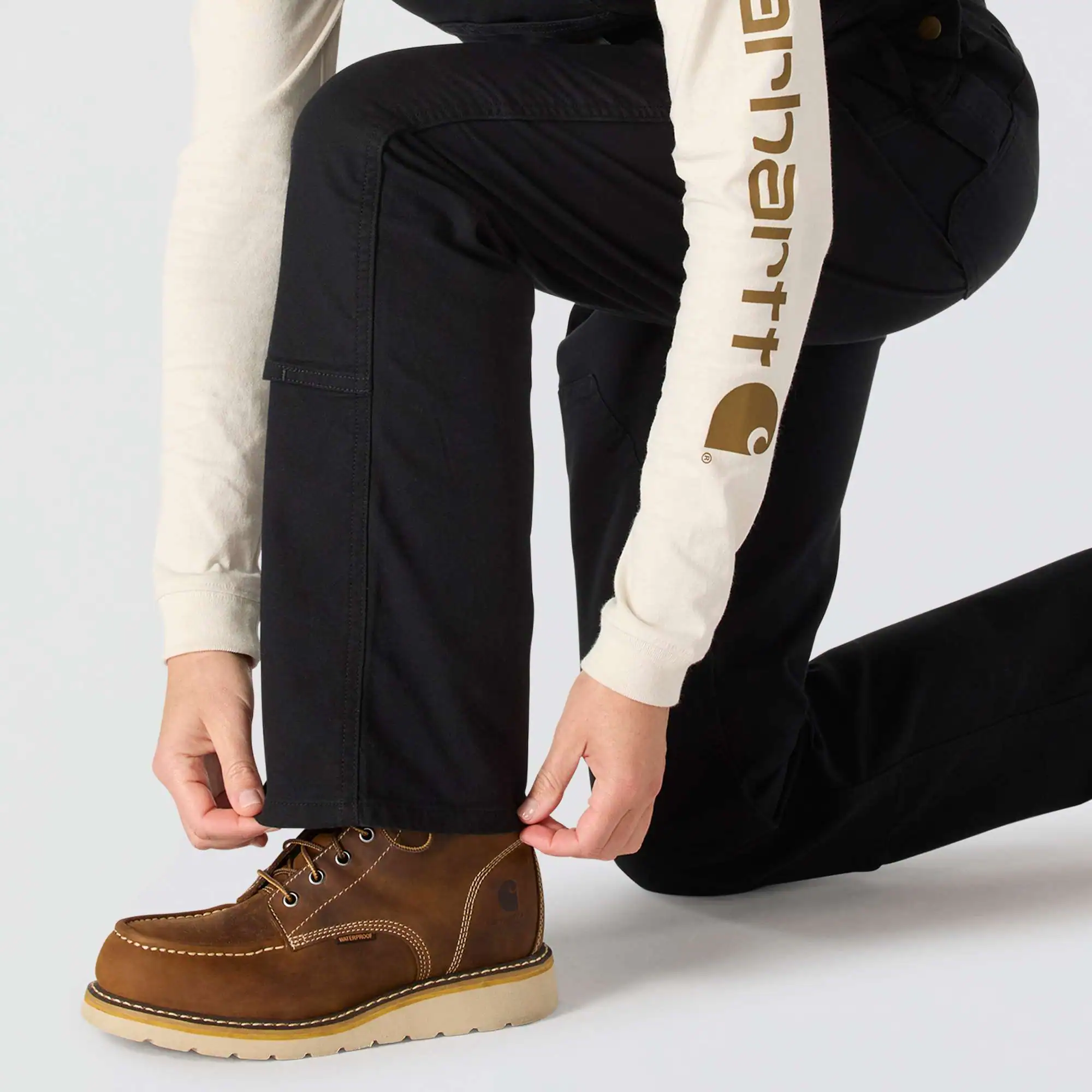 Women's Work Overall - Loose Fit - Canvas - Rugged Flex® - Double Knee