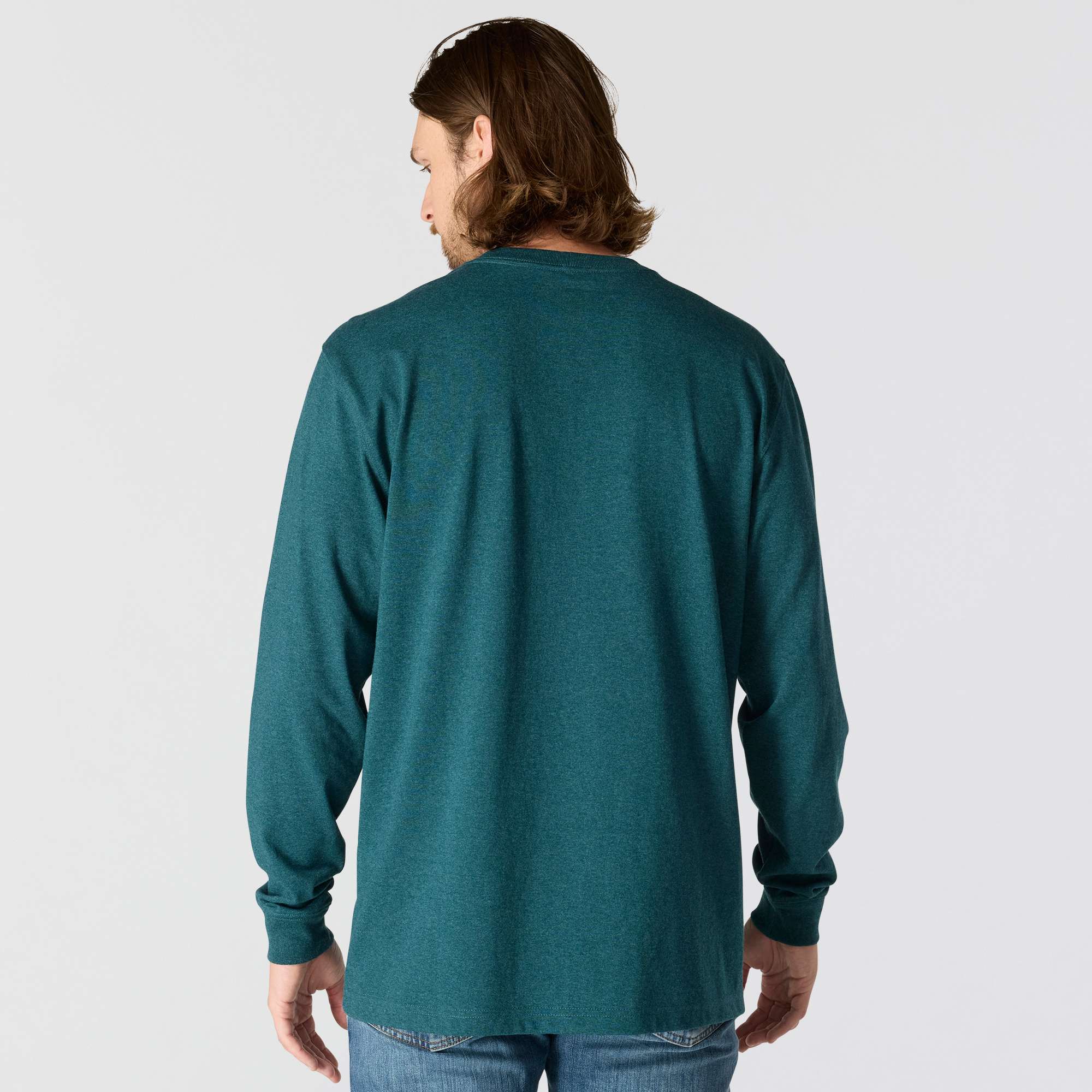 Loose Fit Heavyweight Long-Sleeve Logo Graphic T-Shirt