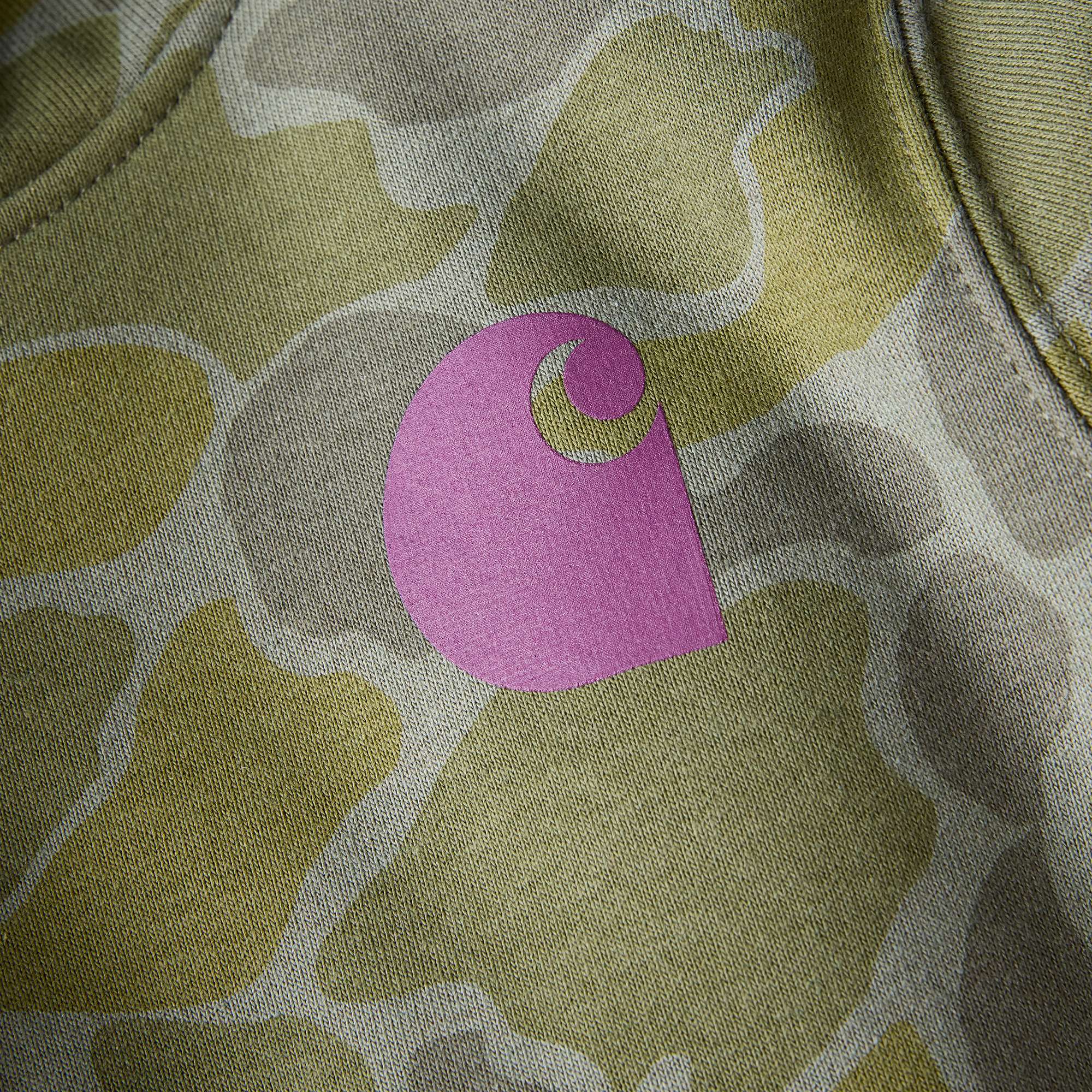 Women's Relaxed Fit Midweight Logo Sleeve Graphic Printed Sweatshirt