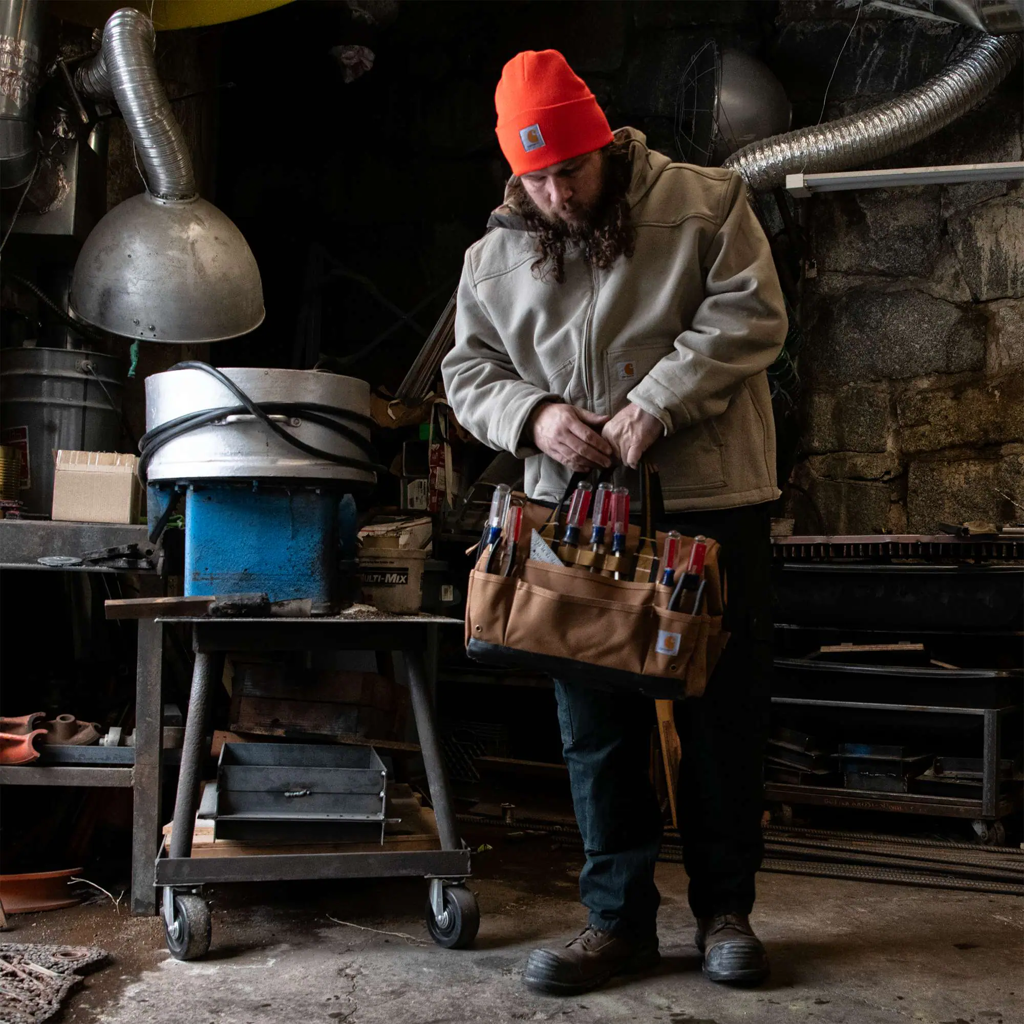16-Inch Molded Base Heavyweight Tool Bag