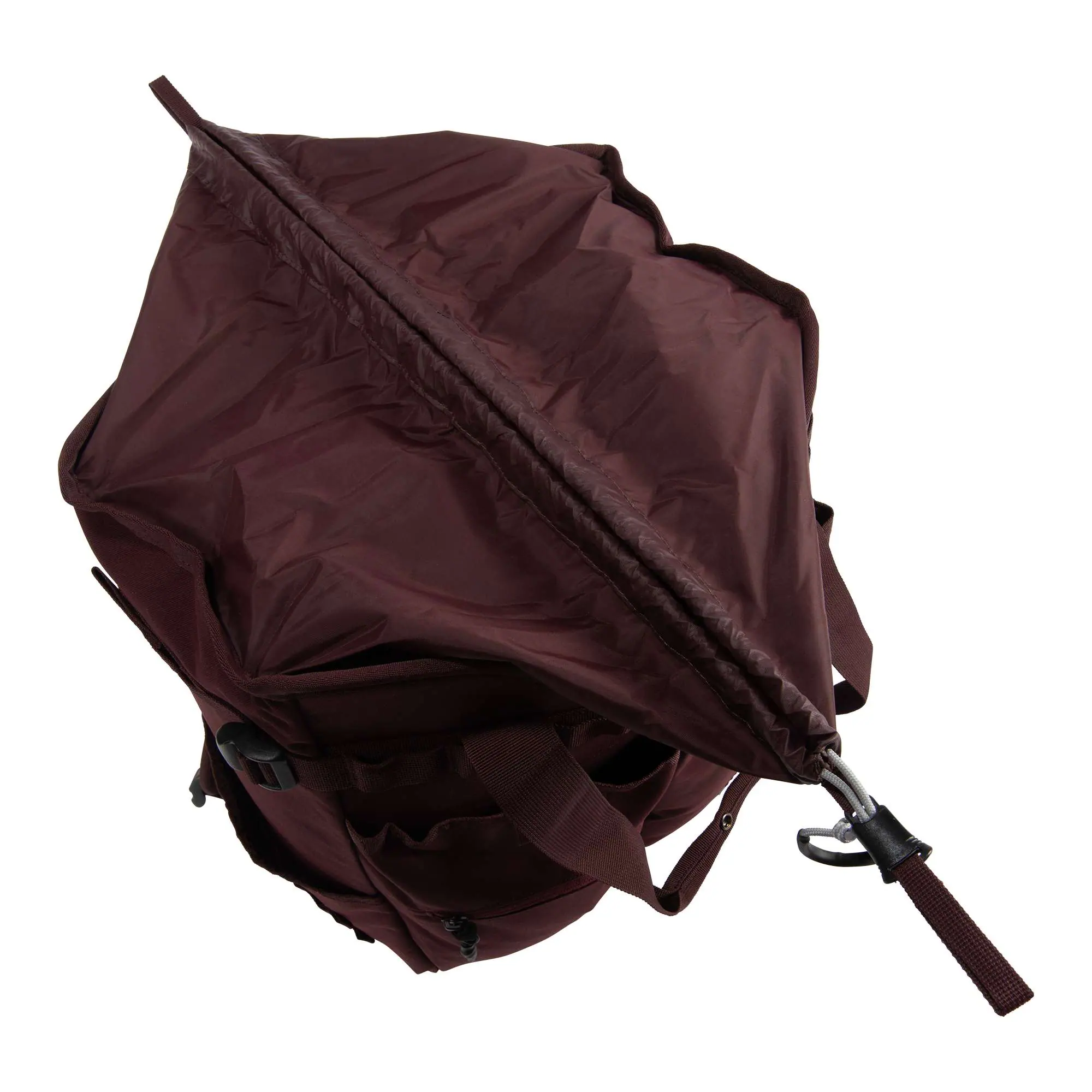 28L Nylon Cinch-Top Convertible Tote Backpack