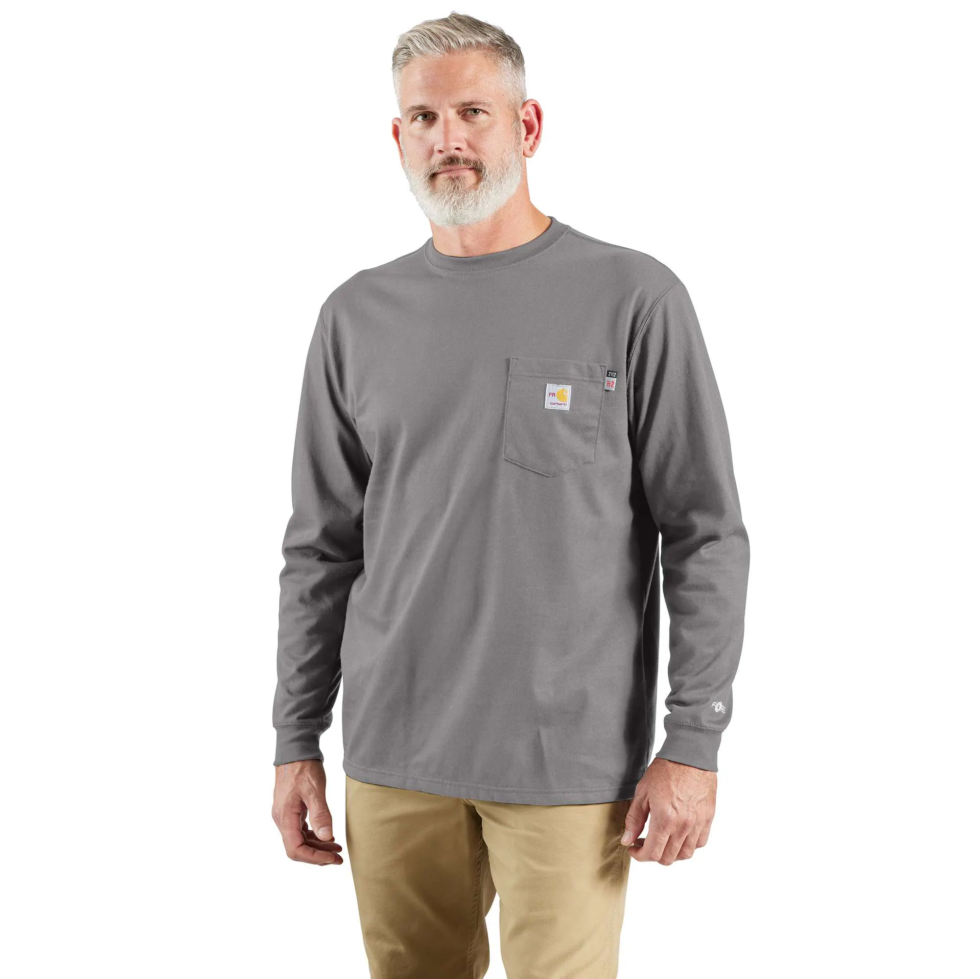 Flame-Resistant Force Cotton Long-Sleeve T-Shirt