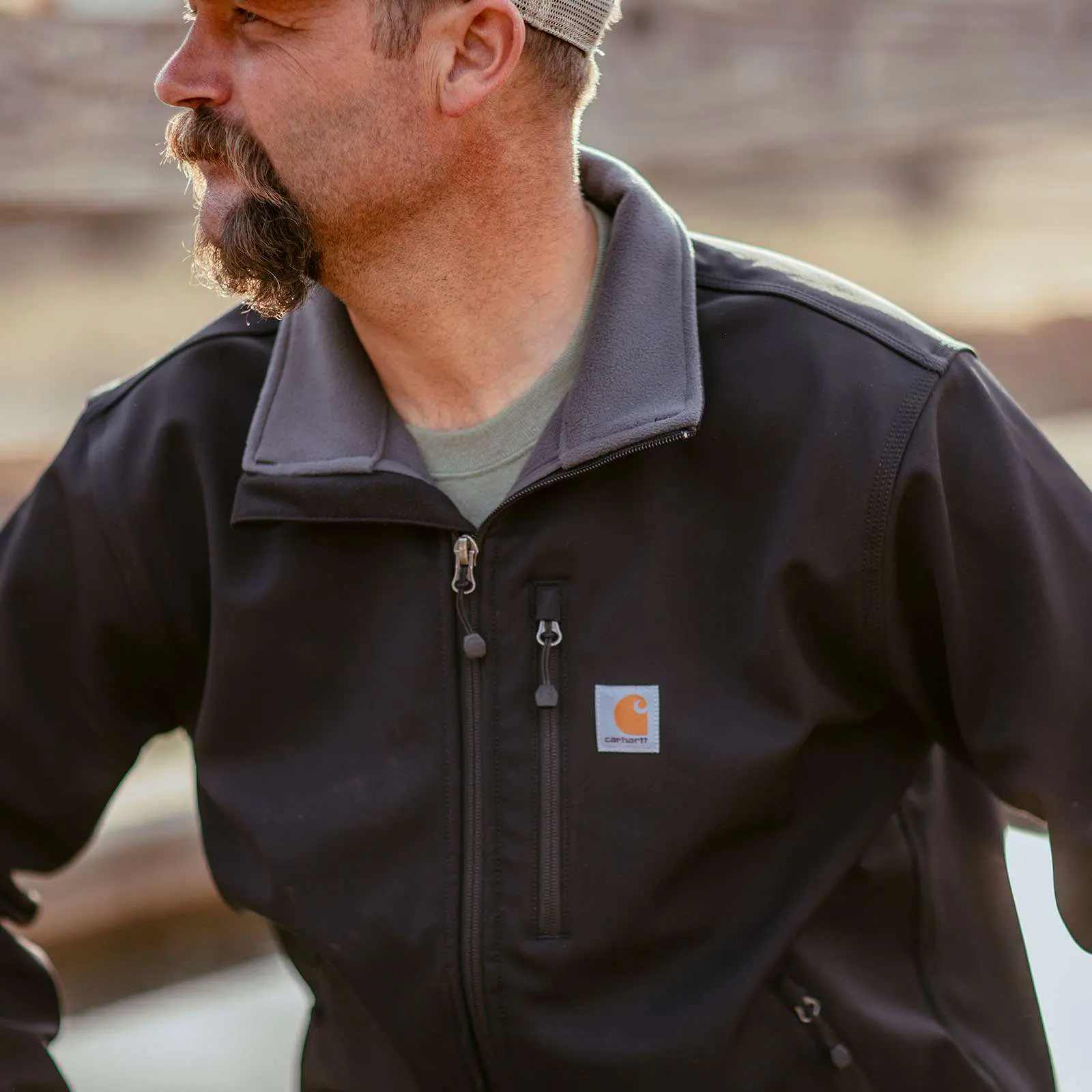 Rain Defender® Relaxed Fit Heavyweight Softshell Jacket - 1 Warm Rating