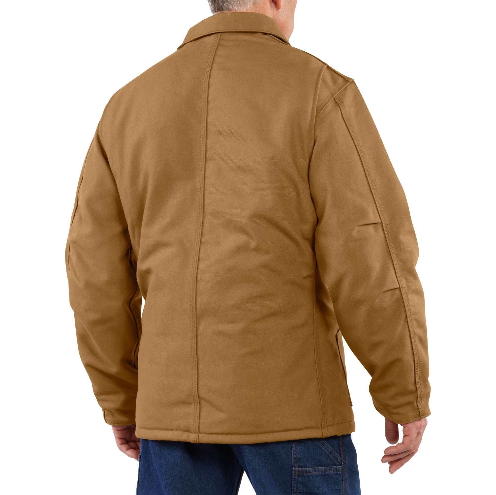 Flame-Resistant Duck Traditional Coat/Quilt-Lined - 3 Warmest Rating