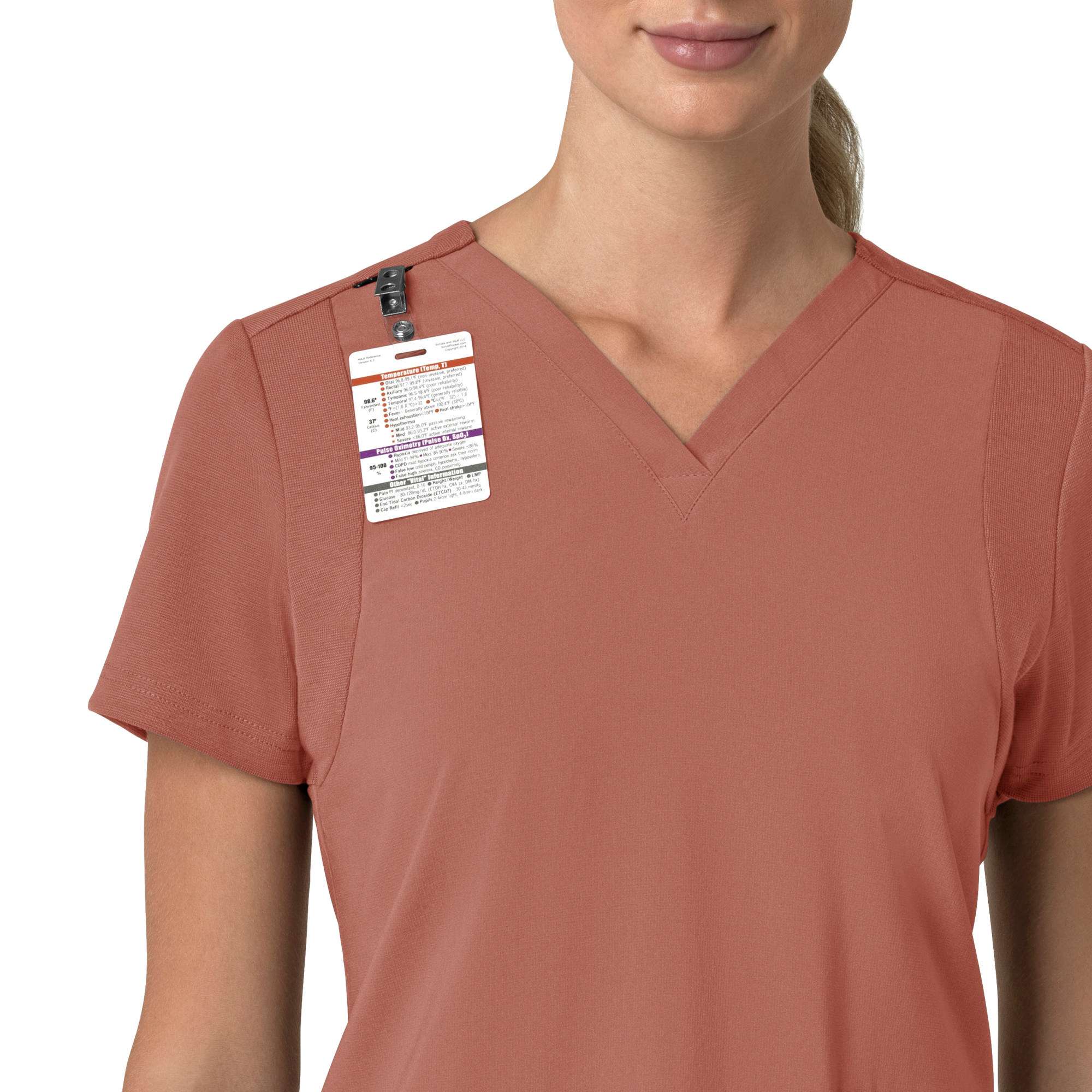Women's Force Cross-Flex  Flex Panel V-Neck Scrub Top