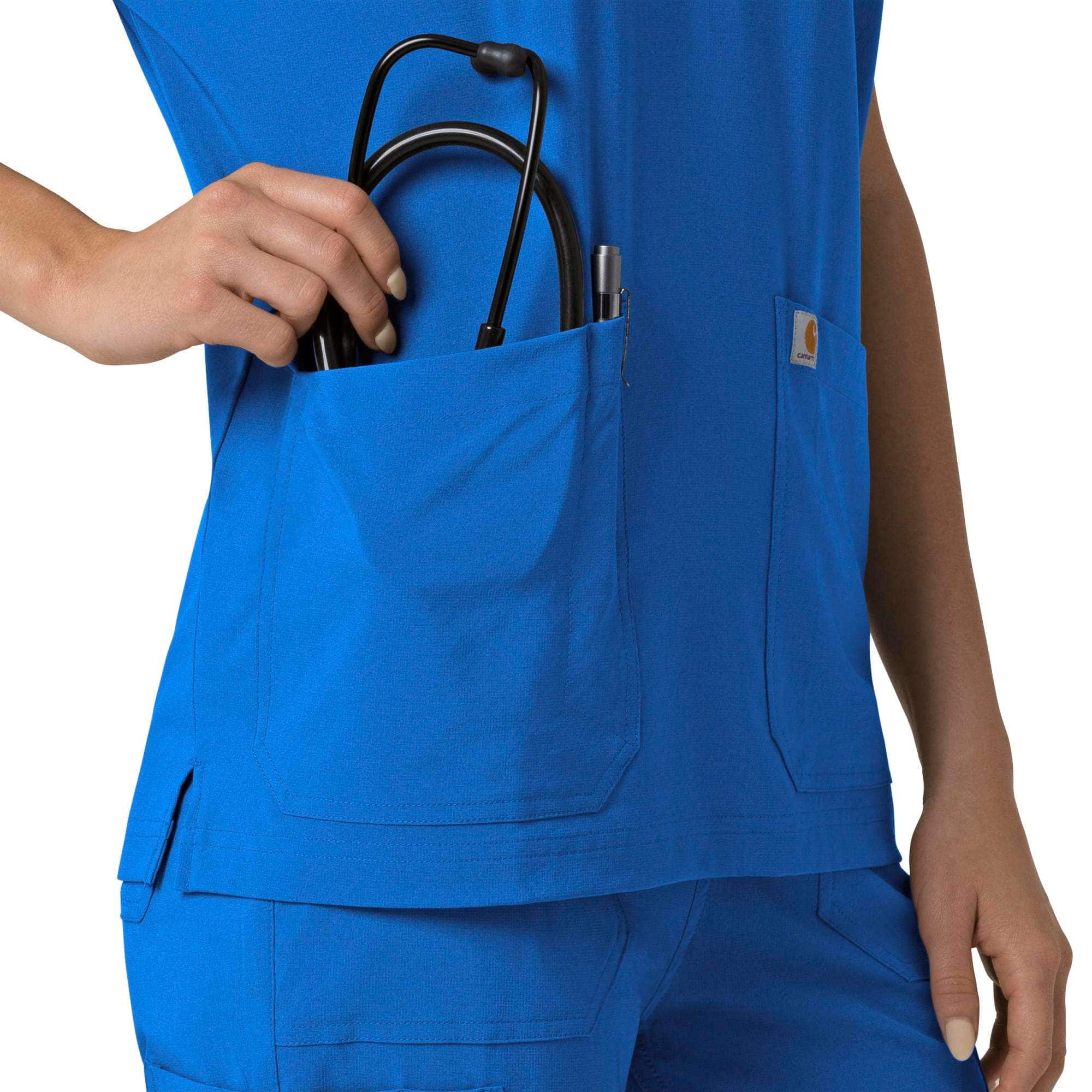 Women's Force Cross-Flex  Oversized V-Neck Scrub Top