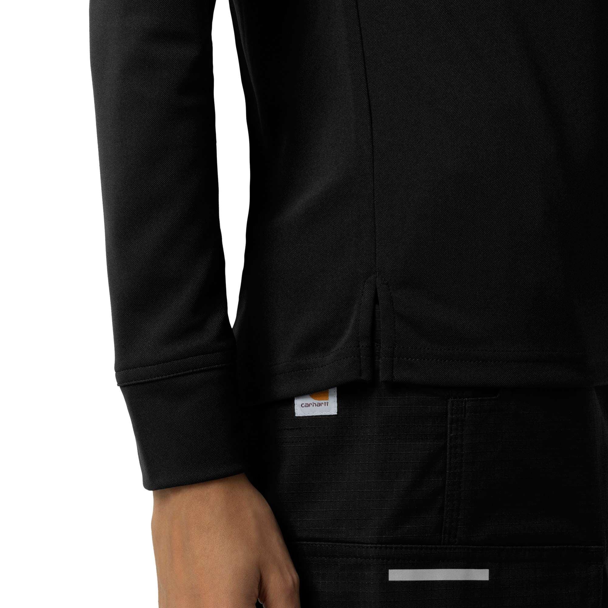 Women's Rugged Flex® RSCU Heavyweight Long Sleeve Polo Scrub Top