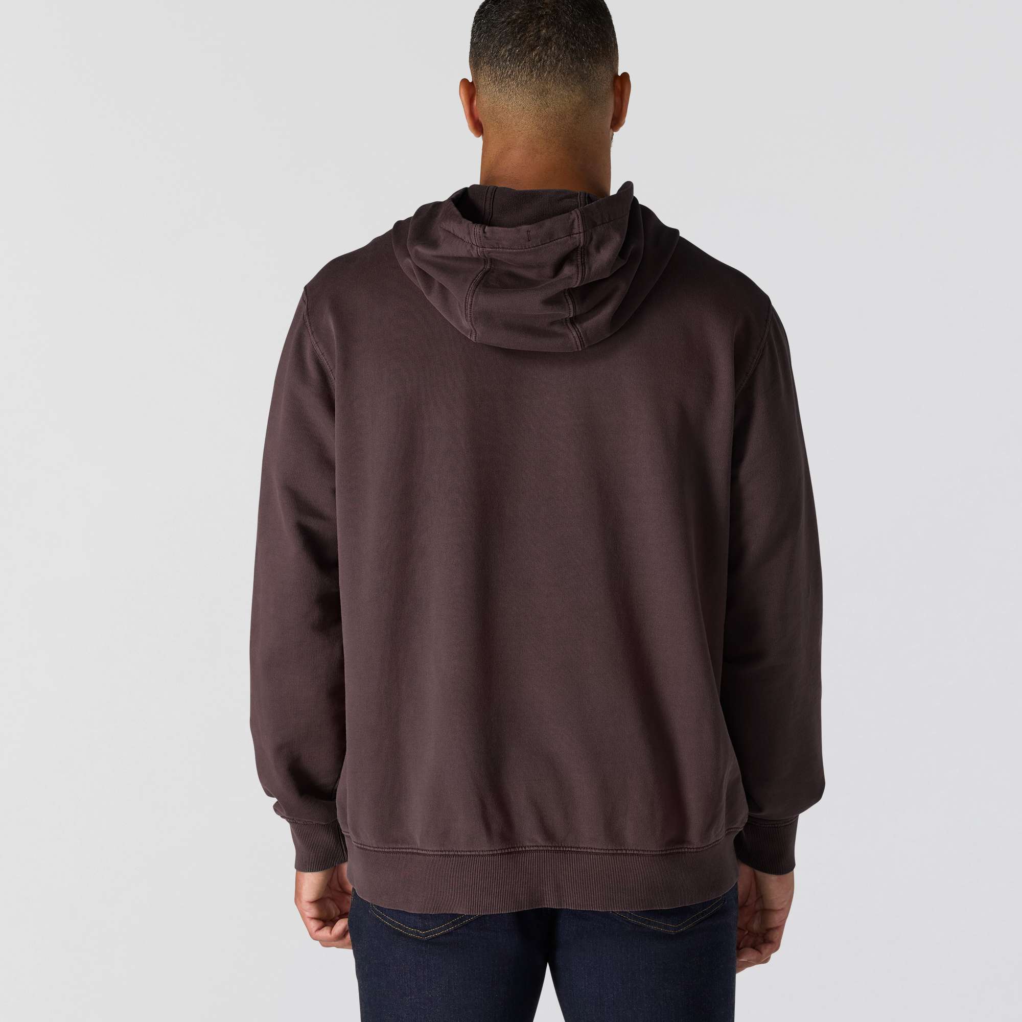 Re-Engineered Relaxed Fit Midweight Garment Dyed French Terry Graphic Sweatshirt