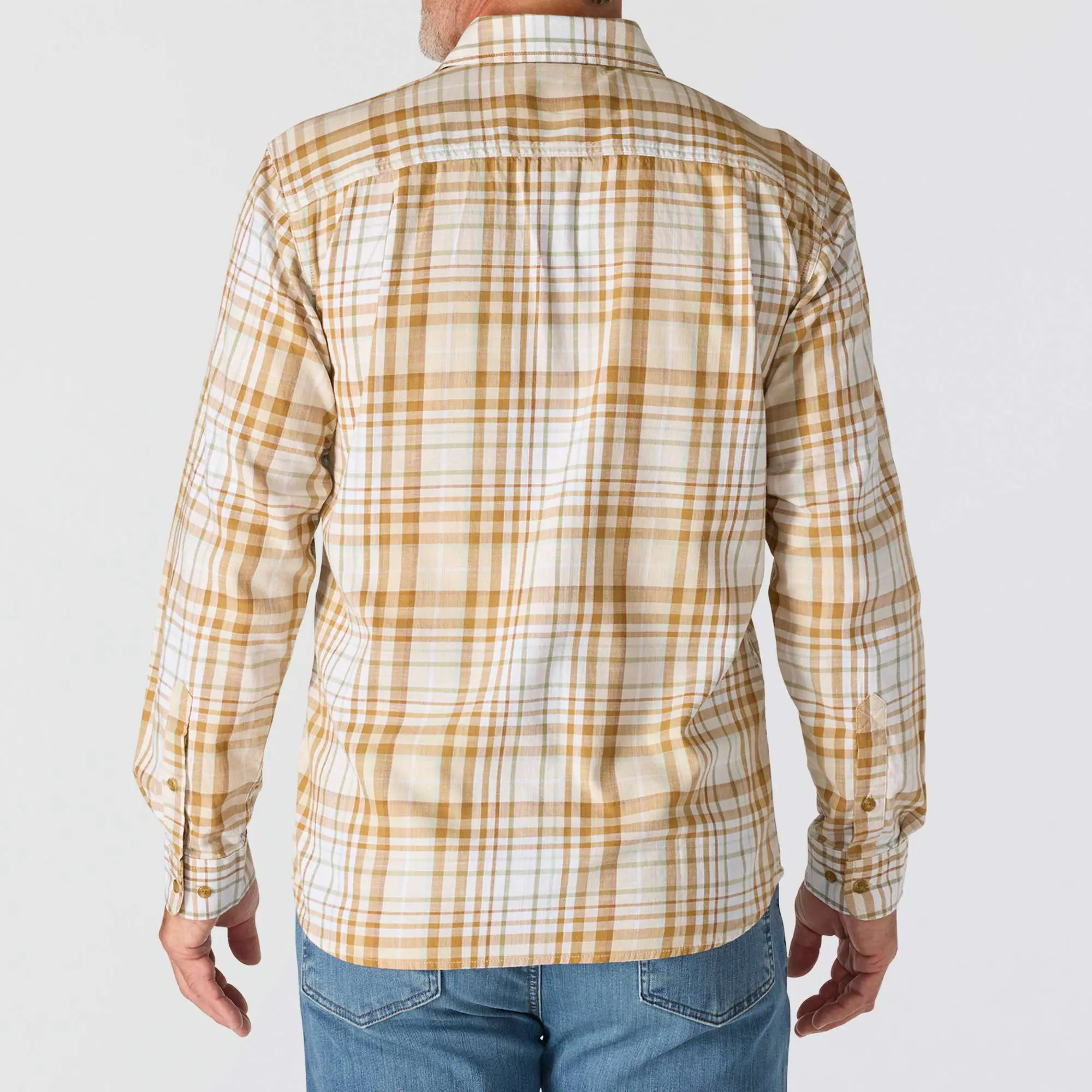 Rugged Flex™ Relaxed Fit Lightweight Long-Sleeve Plaid Shirt