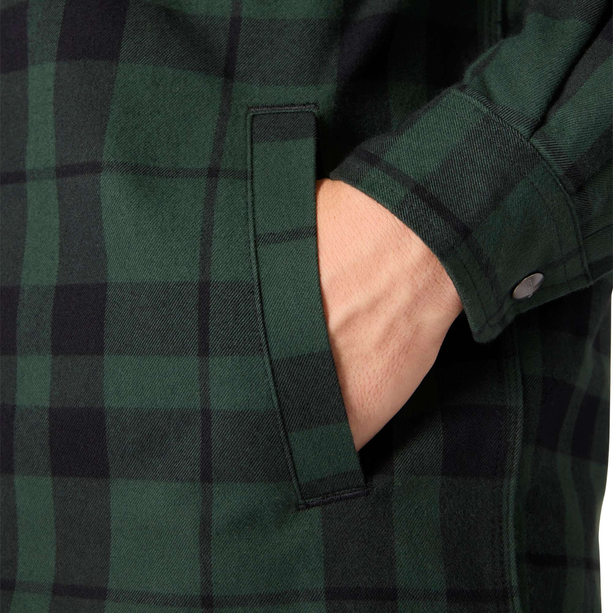 Relaxed Fit Flannel Sherpa-Lined Shirt Jac