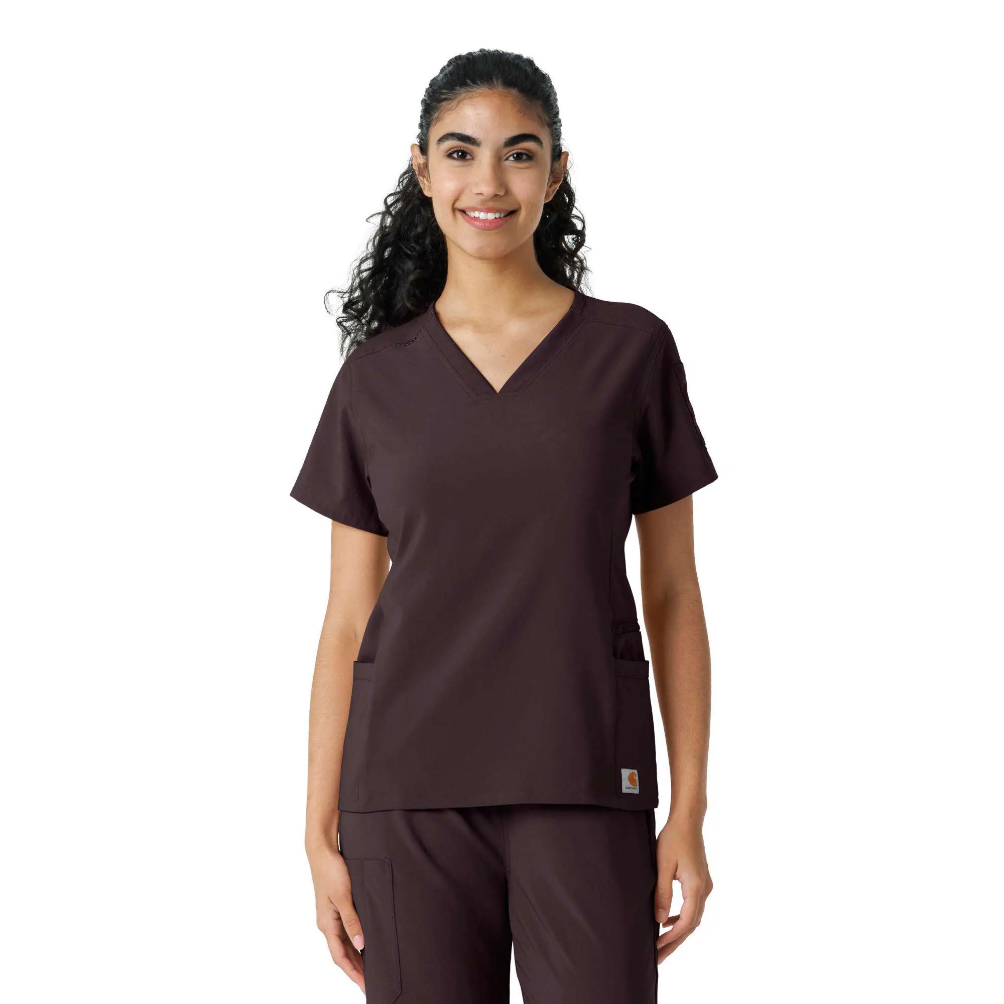 Women's Force Cross-Flex Knit Panel Scrub Top