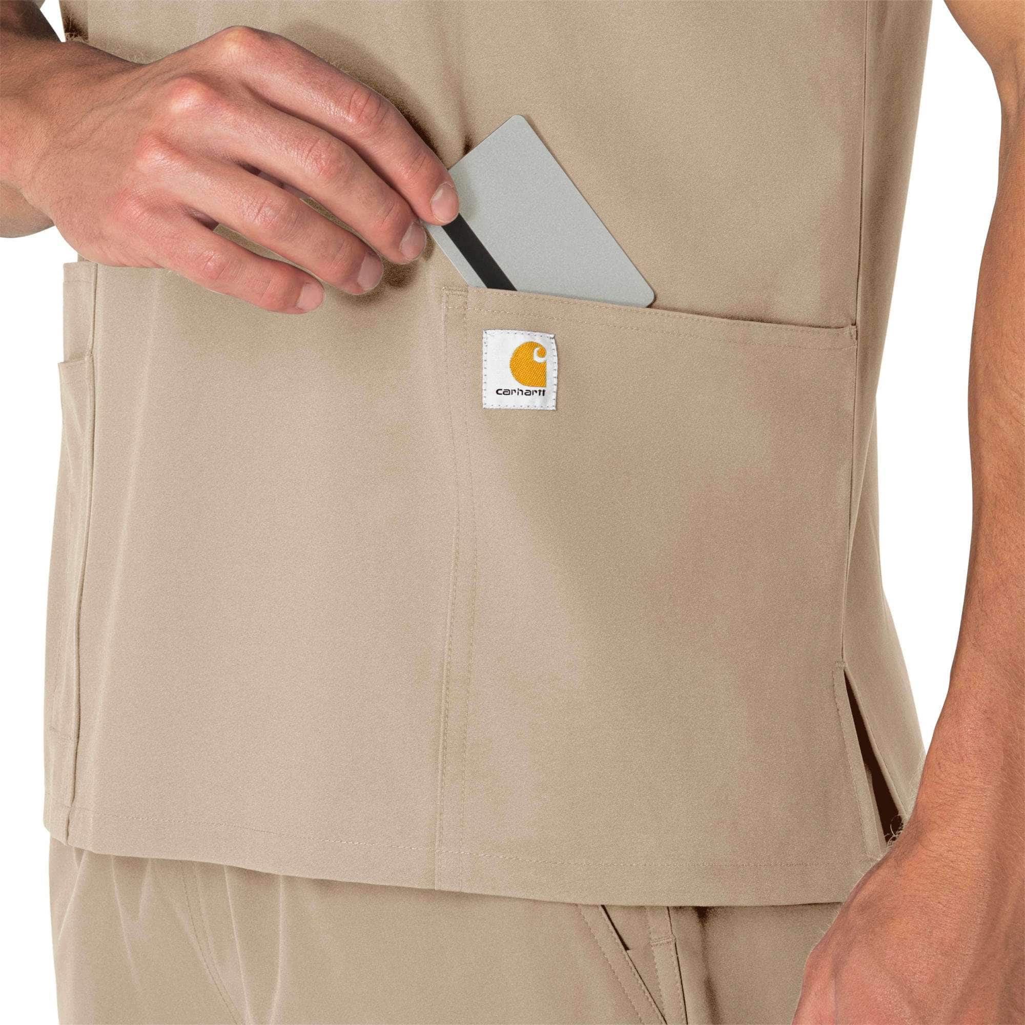 Unisex Force Essentials V-Neck 6-Pocket Scrub Top