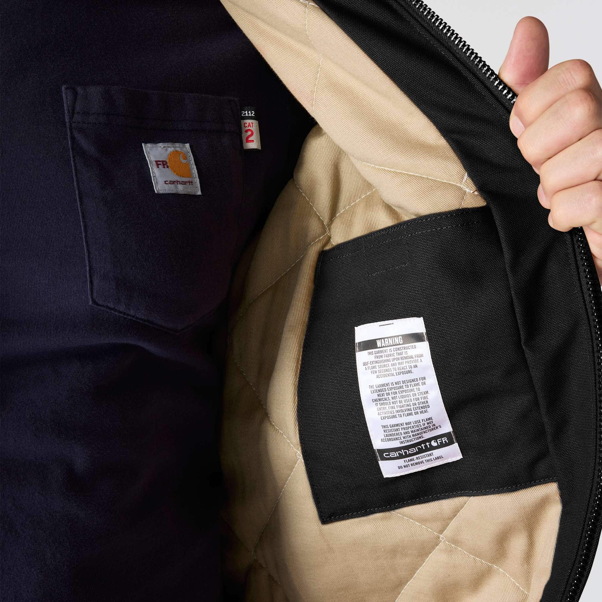 Flame Resistant Loose Fit Duck Insulated Active Jac