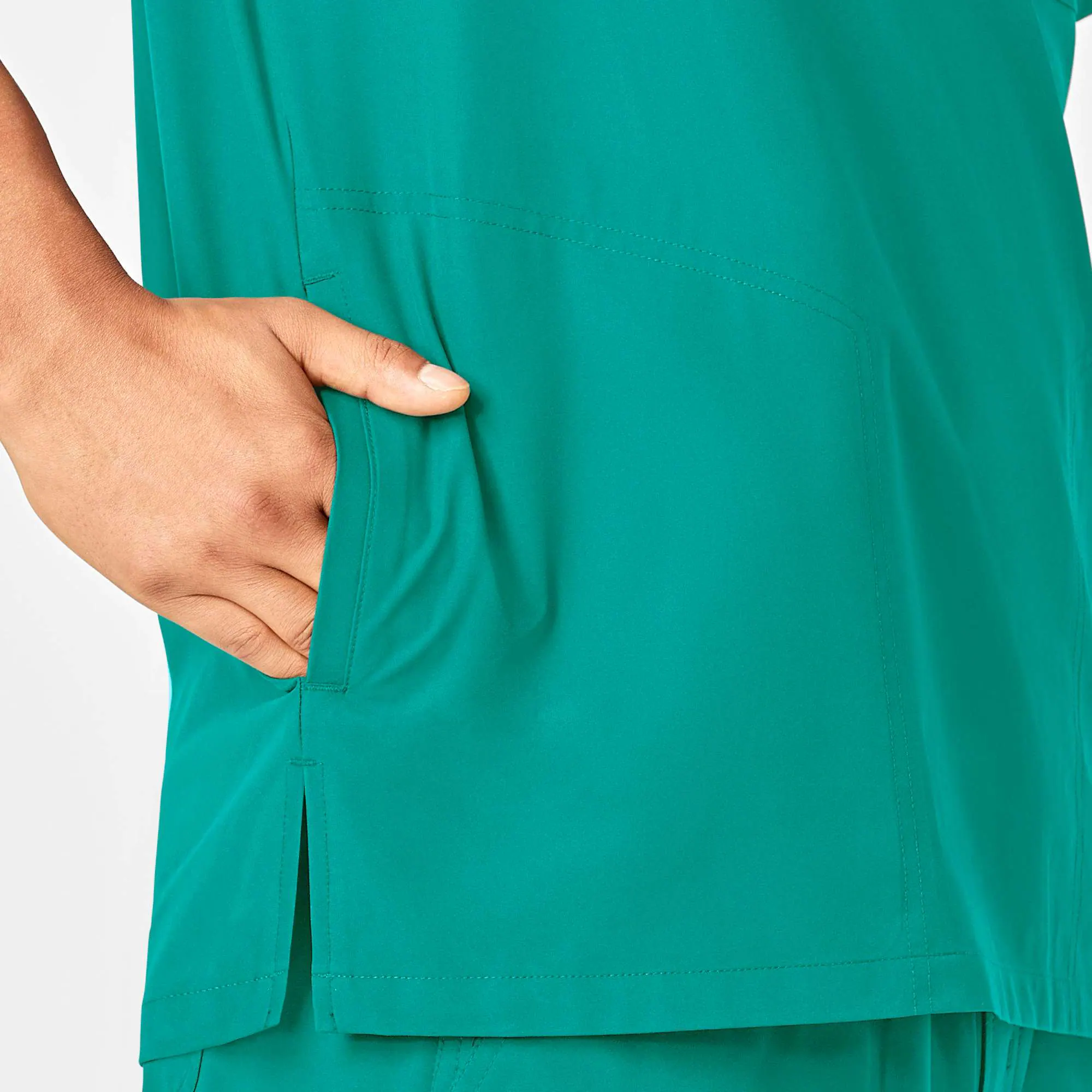 Force Essentials V-Neck Shirttail Scrub Top