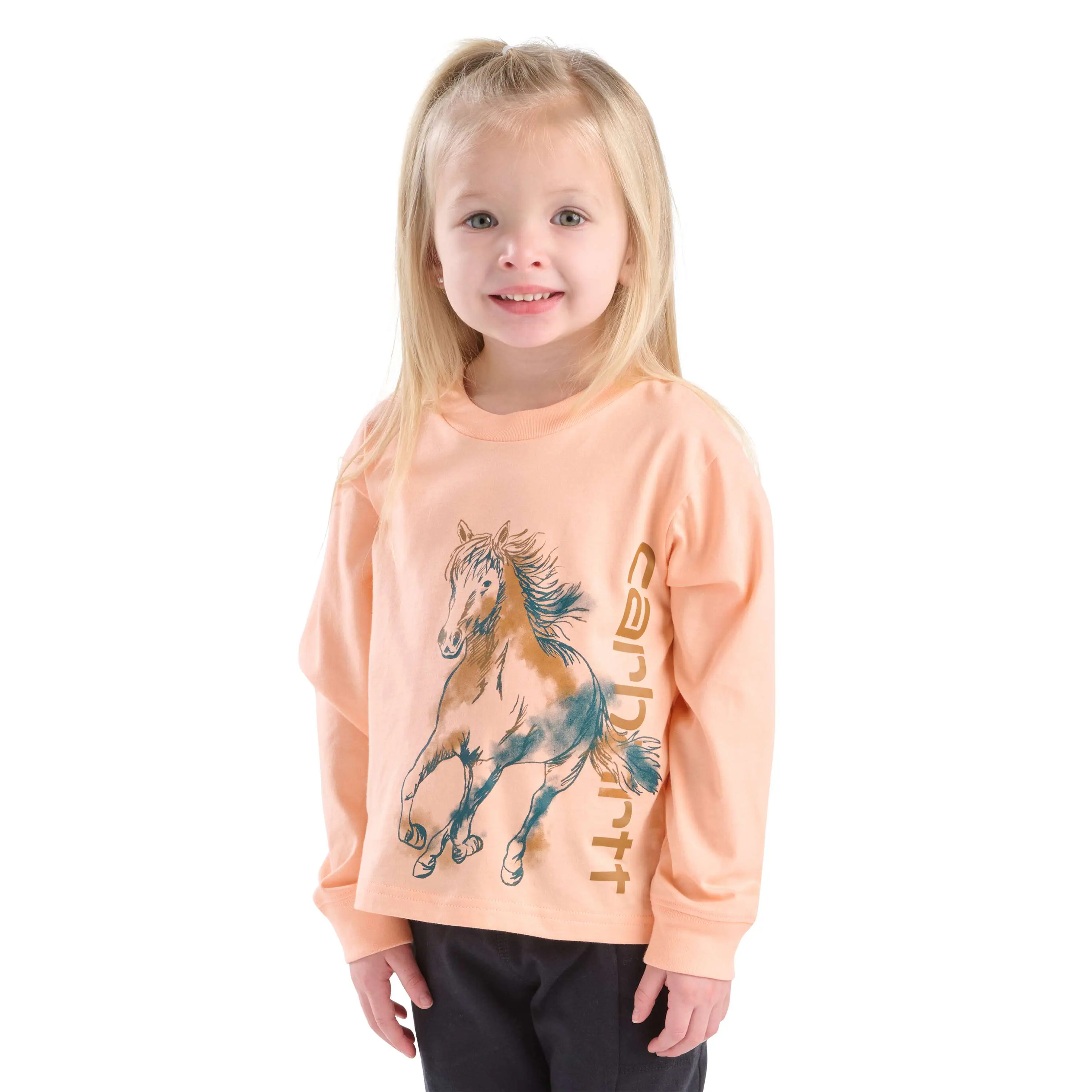 Girls' Long Sleeve Wild Horse T-Shirt (Child/Youth)