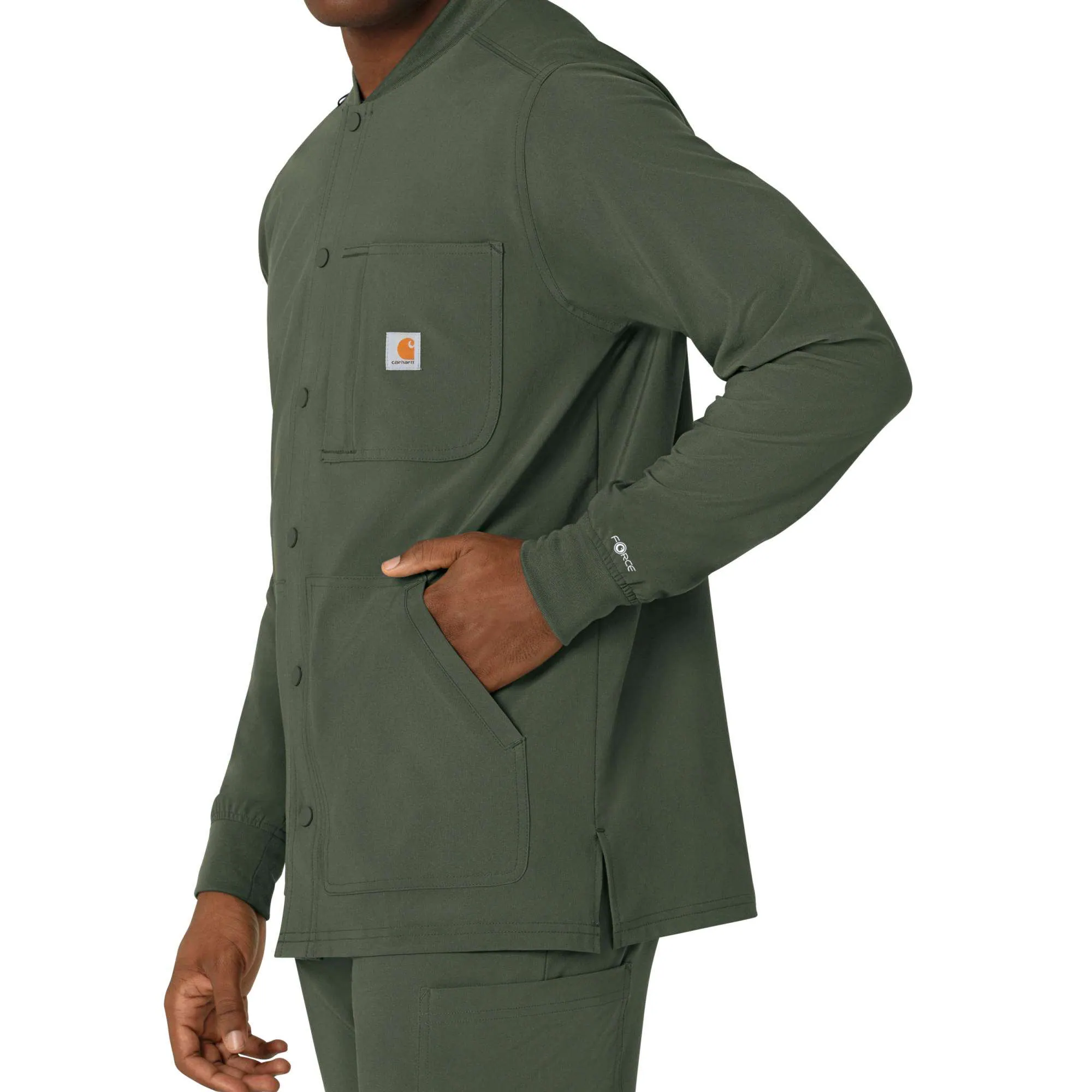Force Cross-Flex Men's Shirt Scrub Jacket