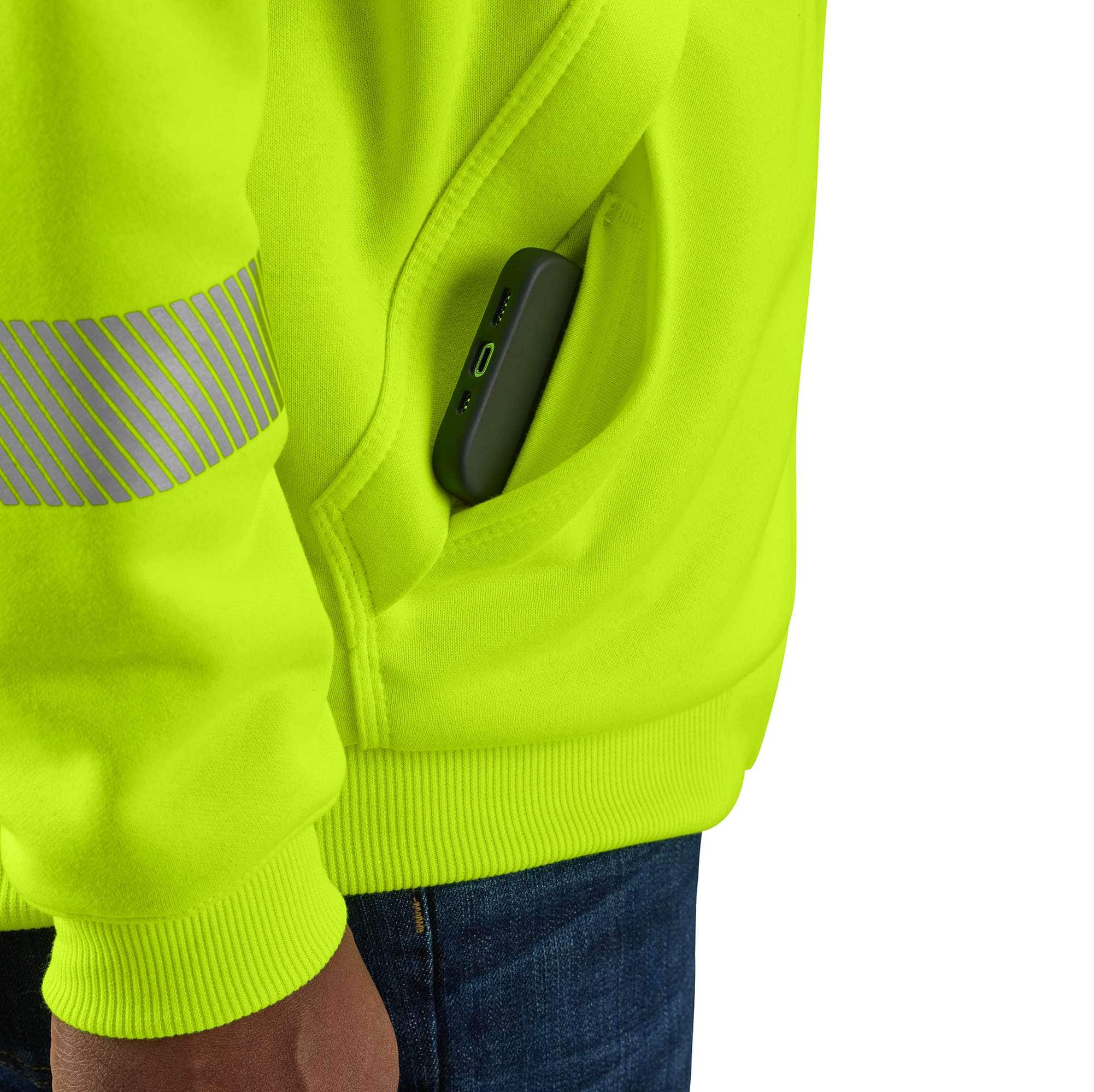 High-Visibility Loose Fit Midweight Class 3 Hoodie
