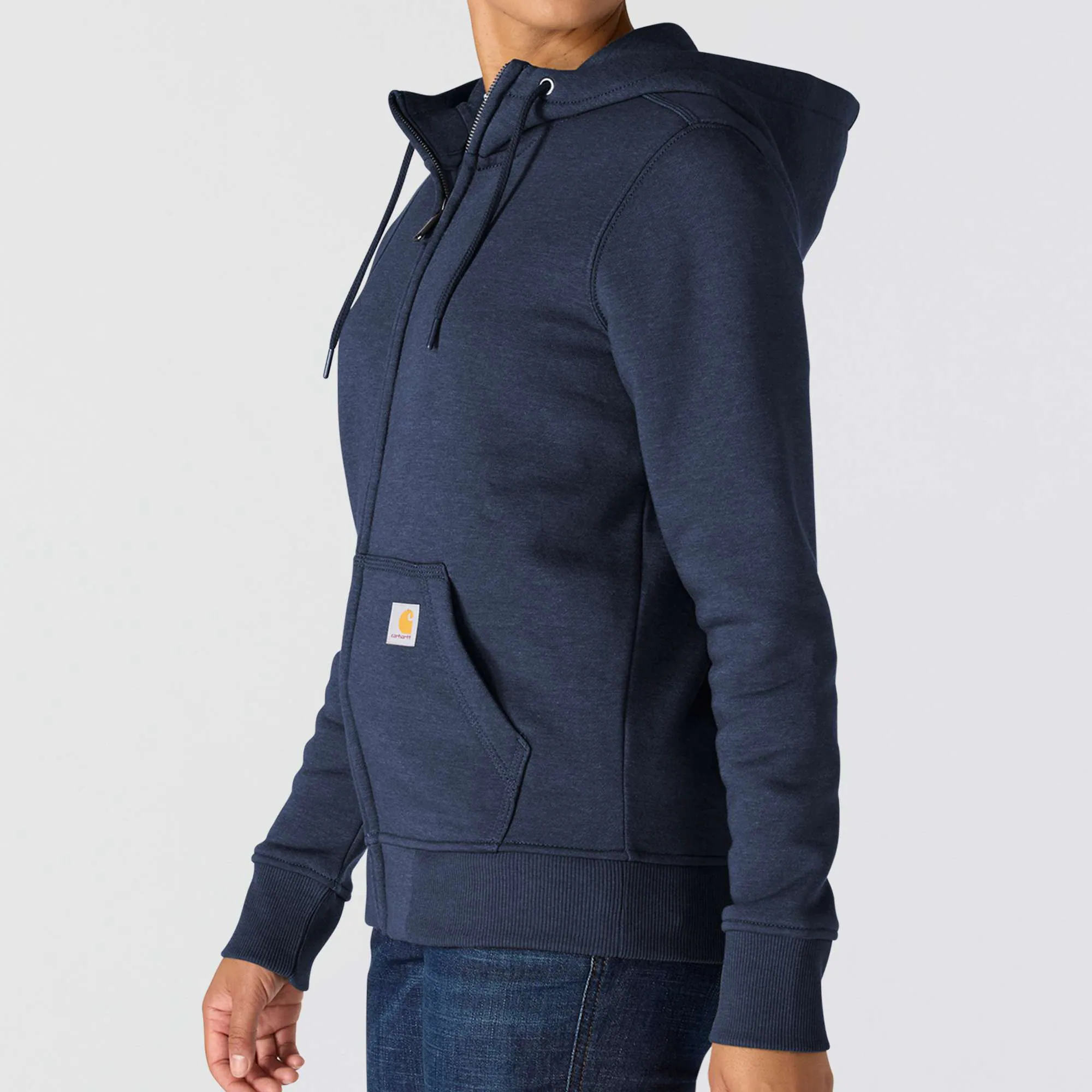 Women's Relaxed Fit Midweight Full-Zip Sweatshirt