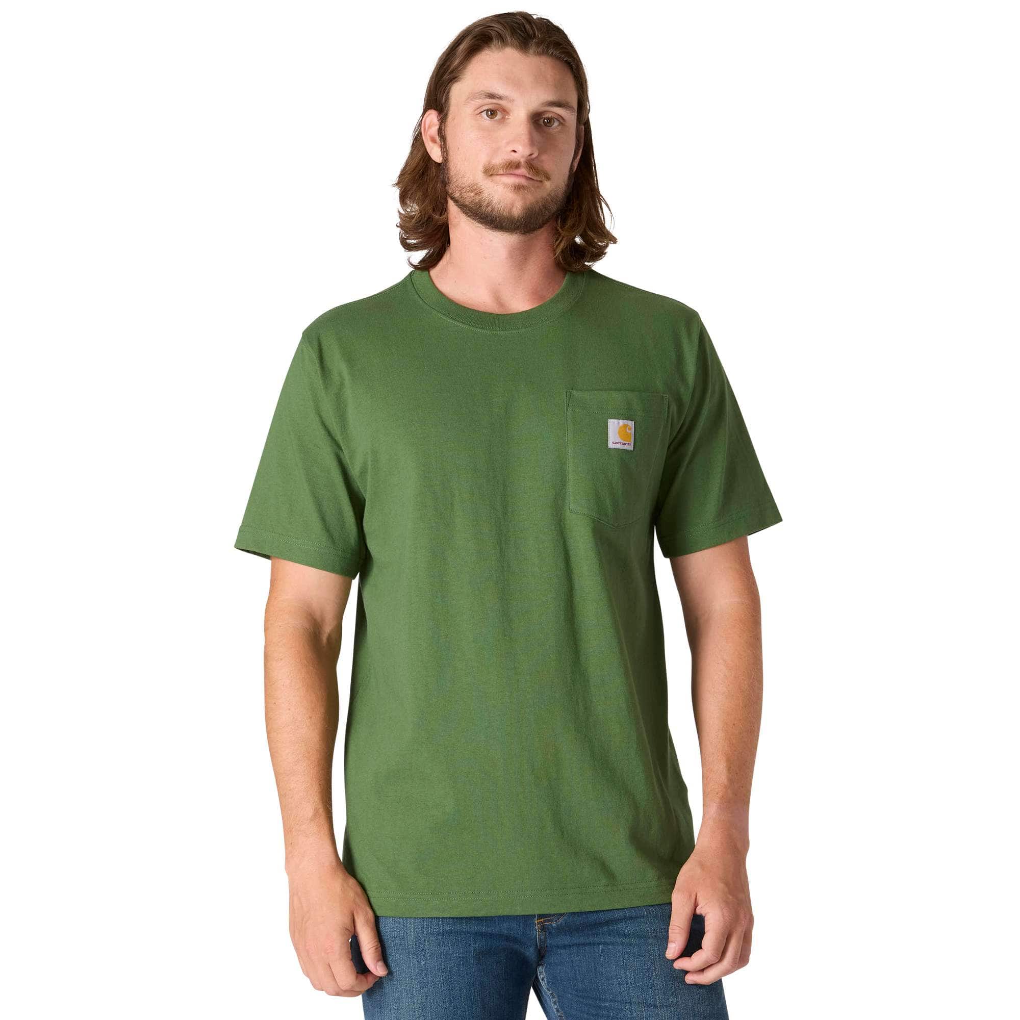 Relaxed Fit Heavyweight Short-Sleeve Pocket Outdoor Graphic T-Shirt