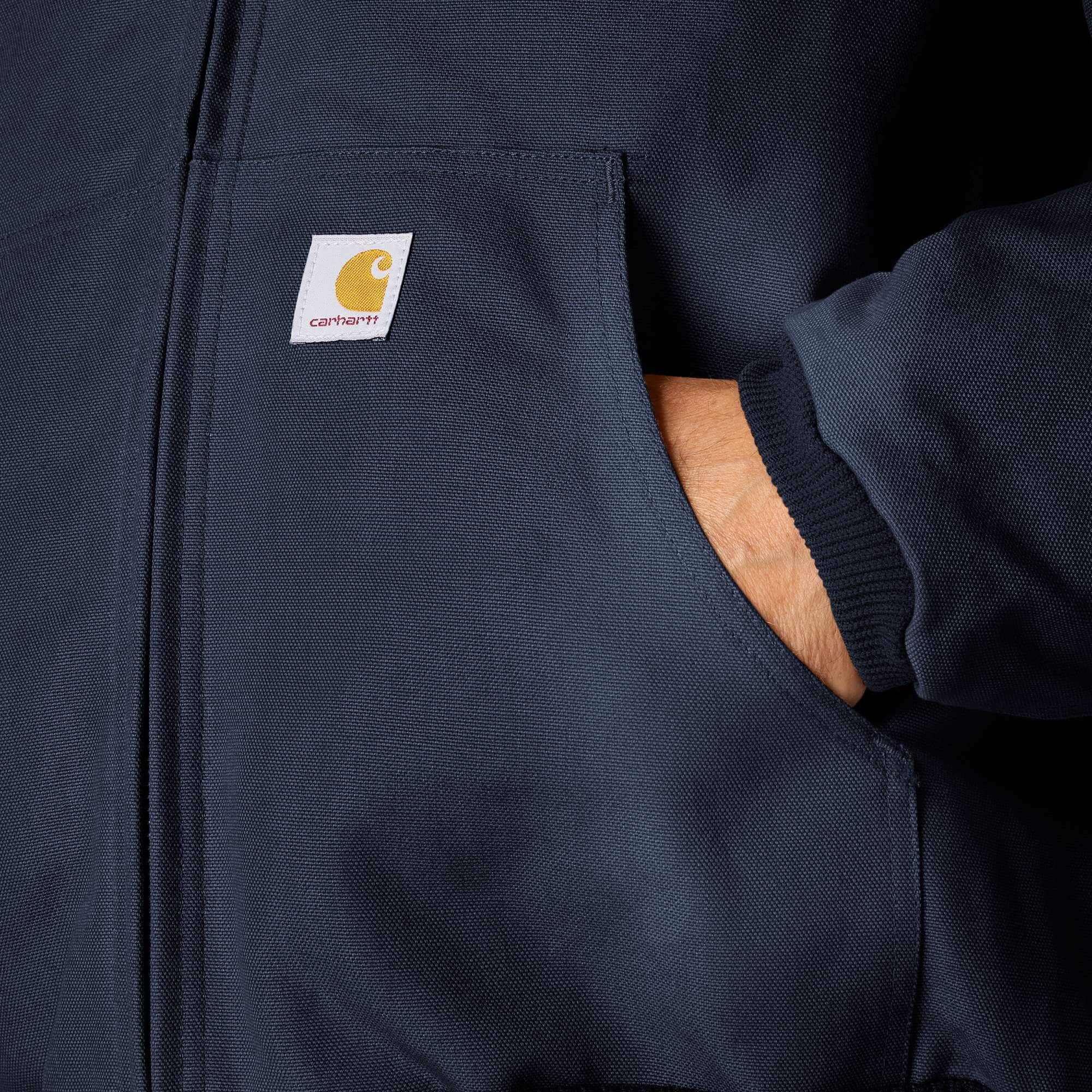 Flannel-Lined Active Jac J140 - Loose Fit - Firm Duck - 3 Warmest Rating